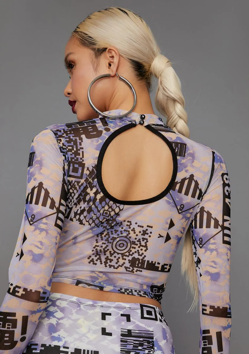 QR Cutie Mesh Top - Image 4