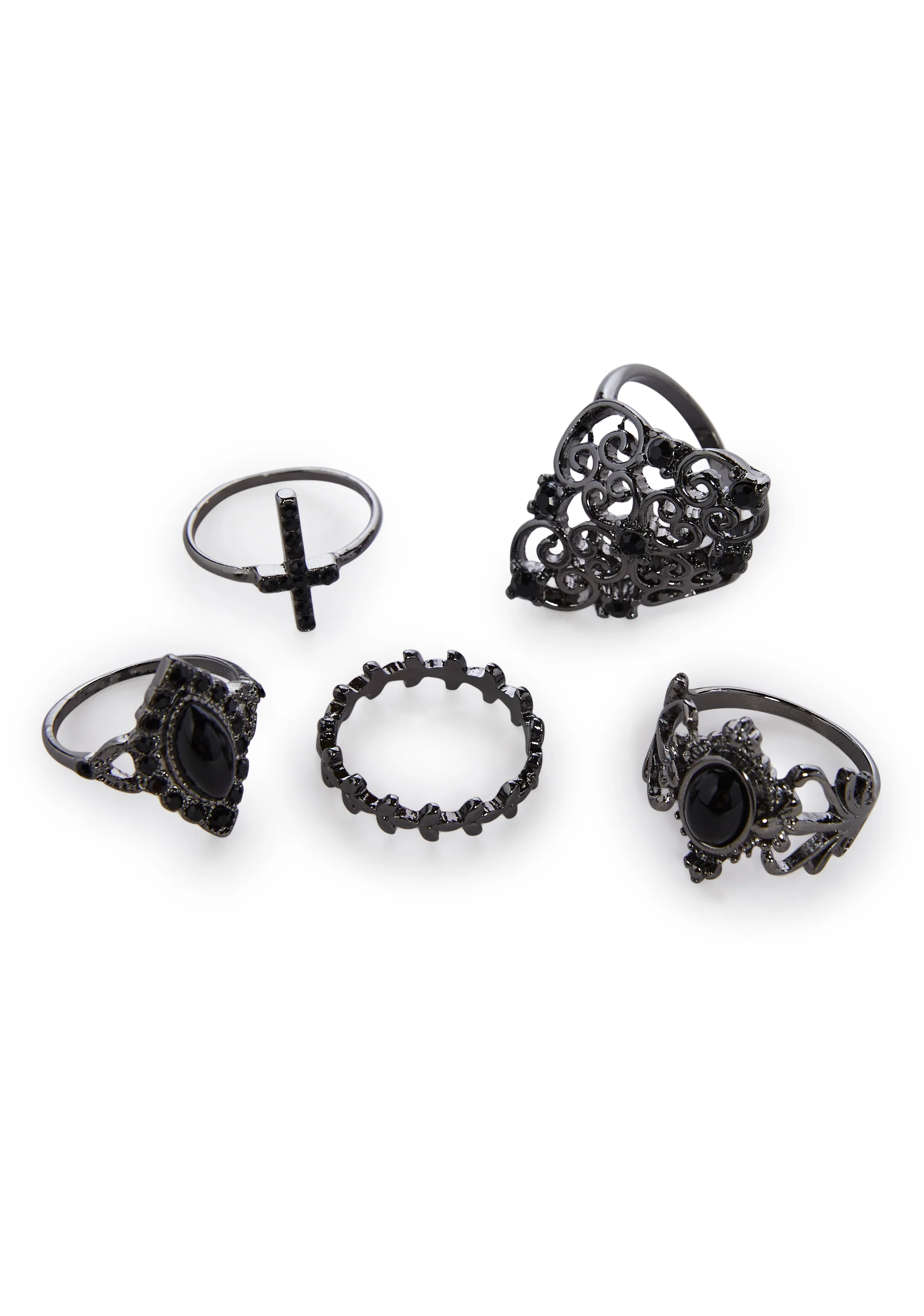 Queen Of Midnight Ring Set - Image 2