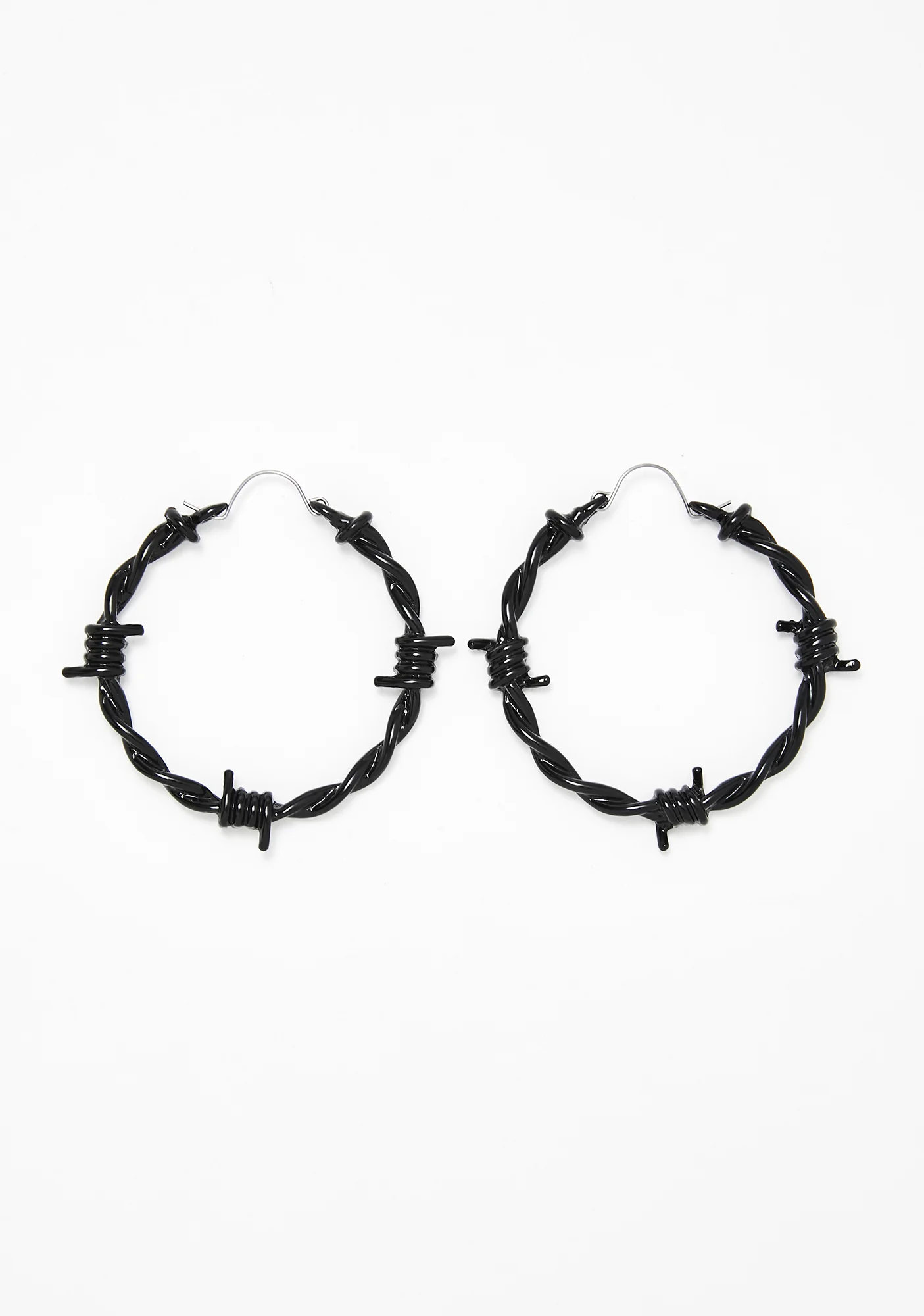 Quiet Riot Barbed Wire Earrings - Image 2