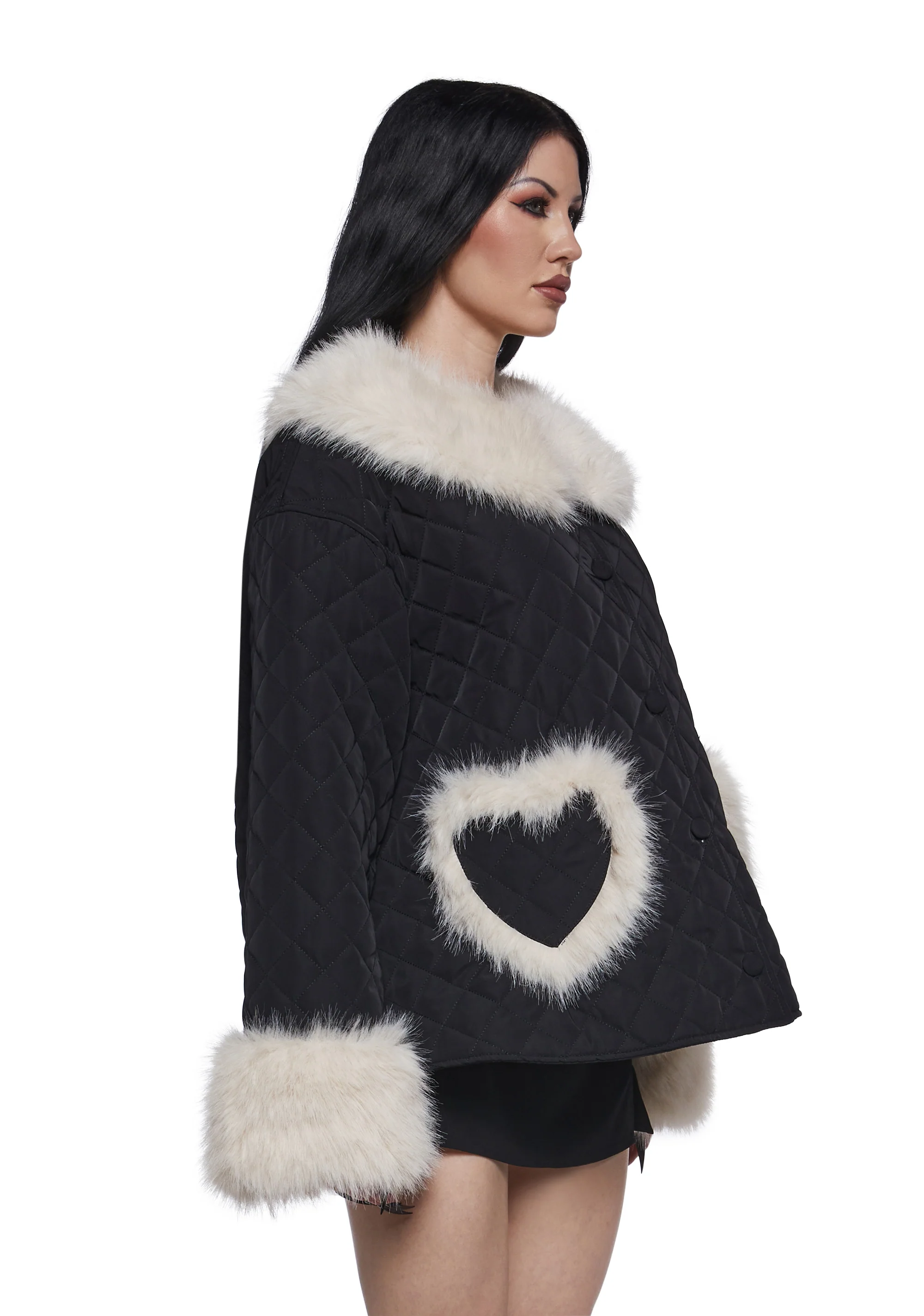Humbug Season Quilted Coat - Image 3