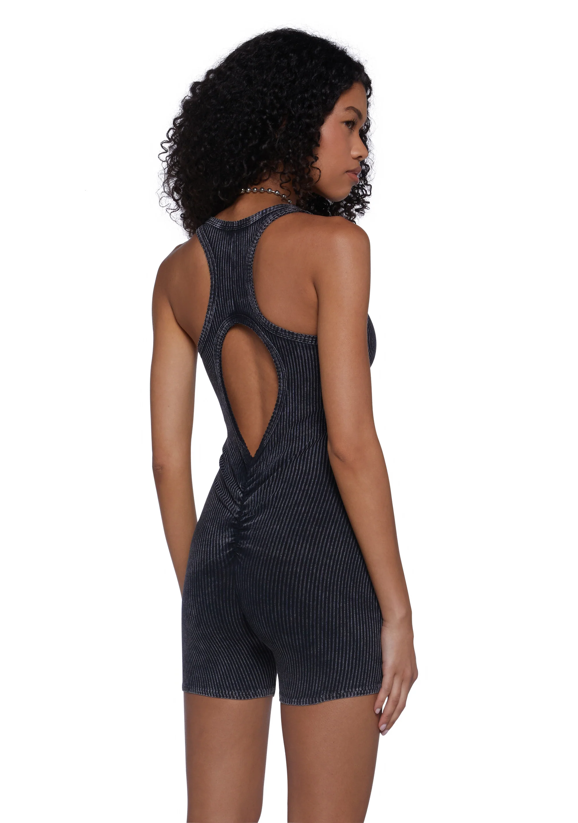 Tech Sweat Knit Romper - Image 4