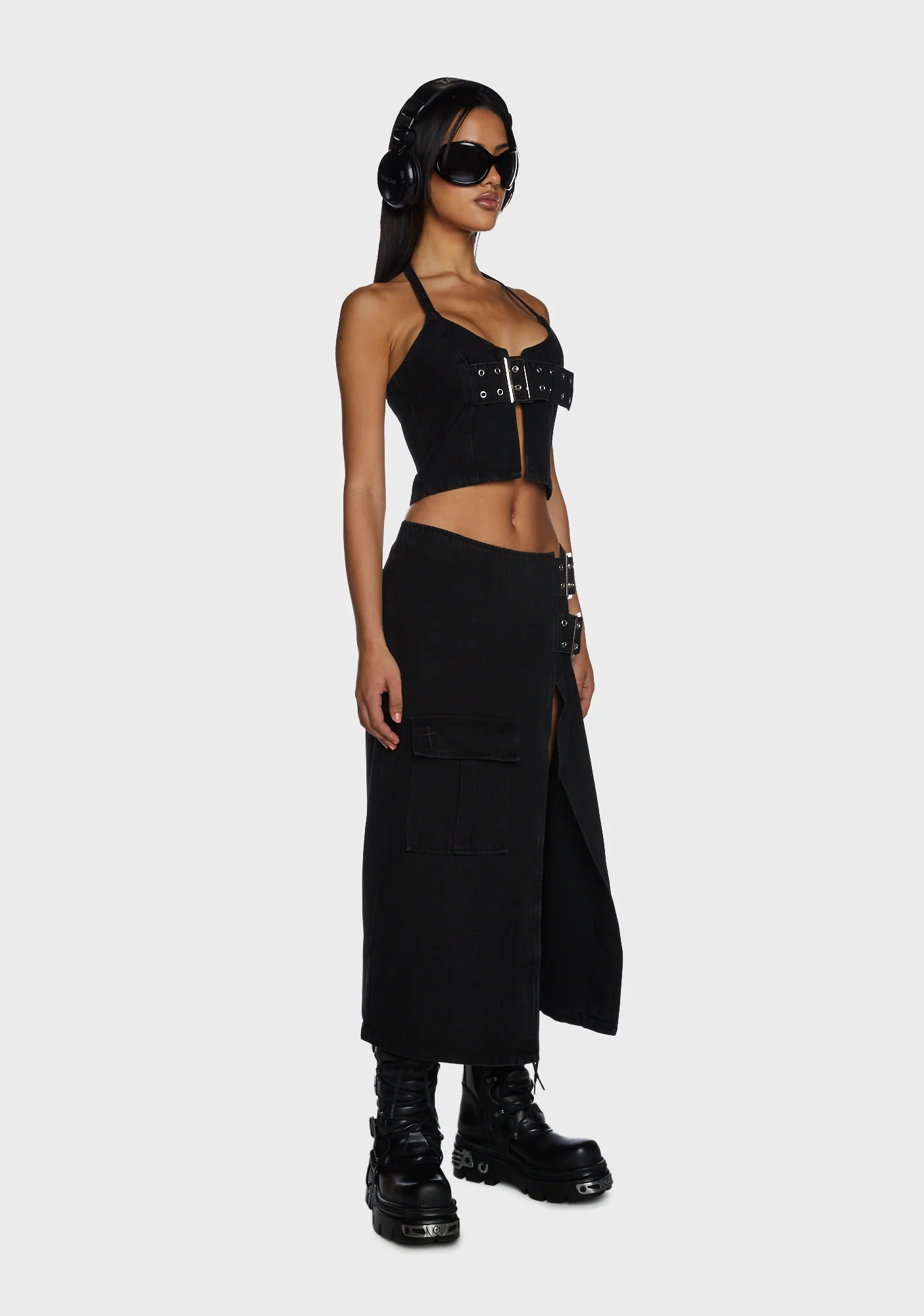 Rachel Buckle Halter Top - Image 5