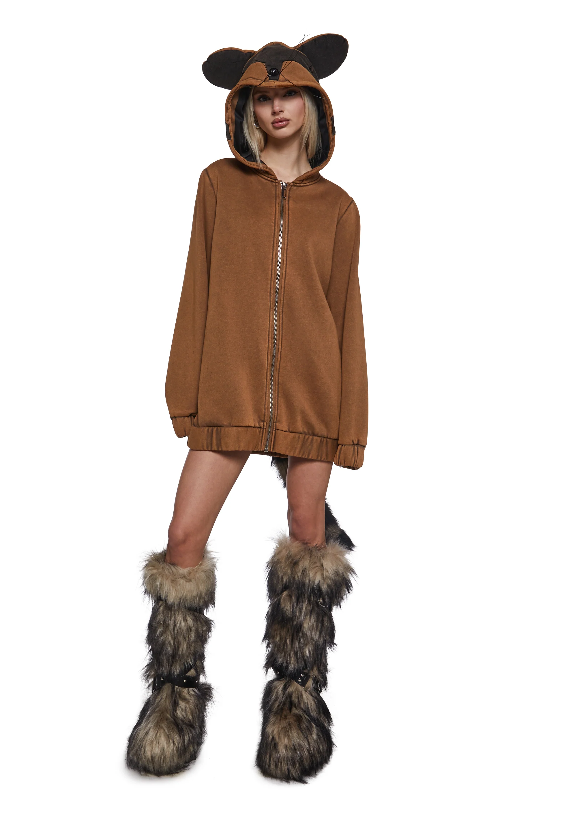 Woodland Raccoon Hoodie - Image 2