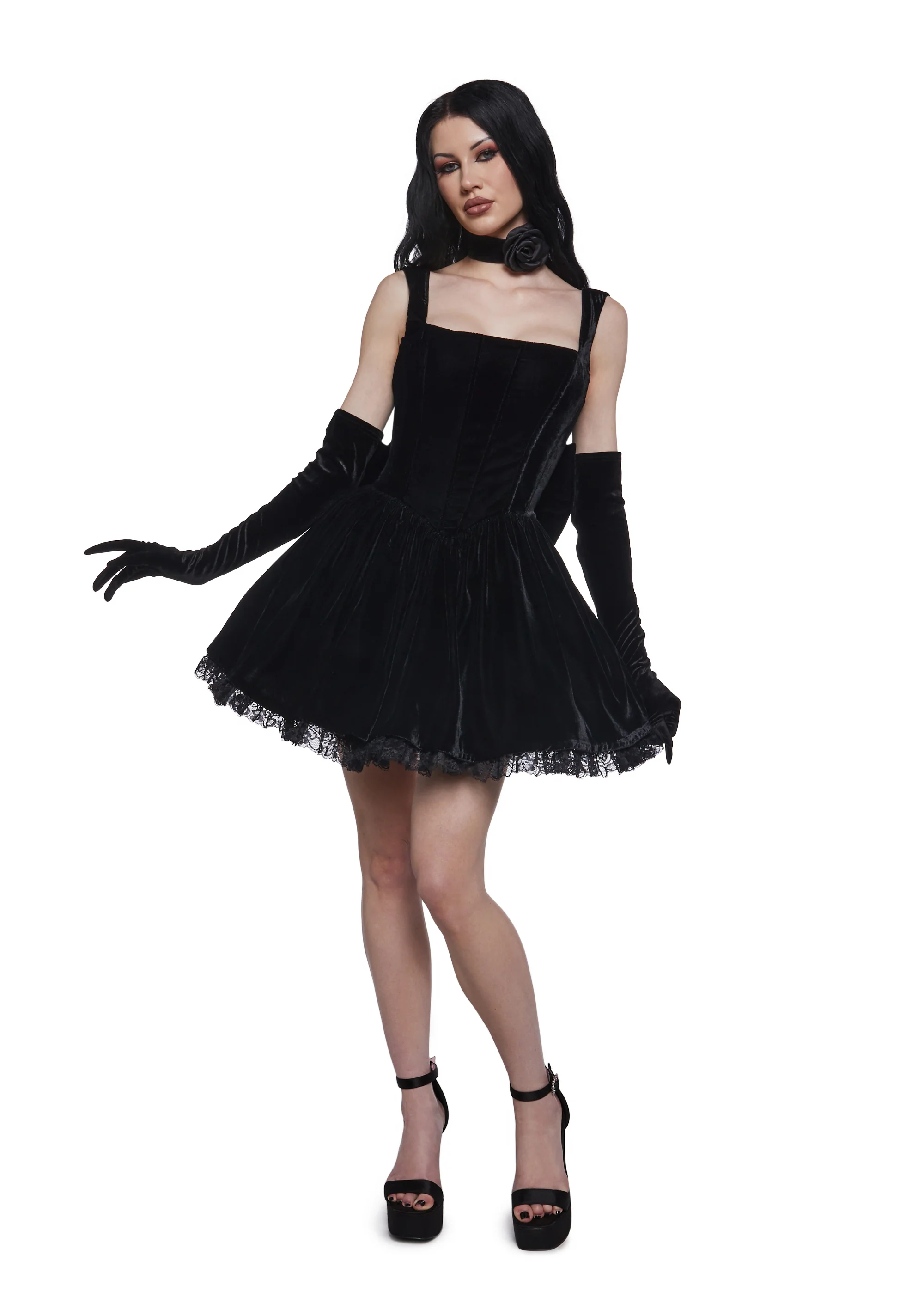 Radiant Occasions Corset Dress - Black - Image 2