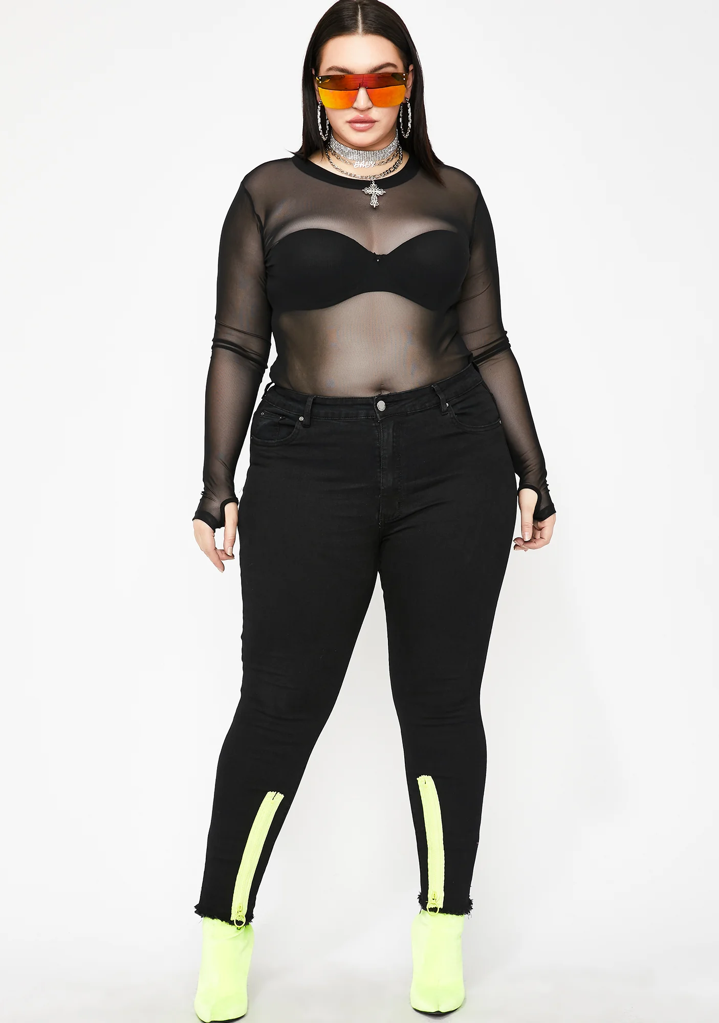 Radioactive Drip Skinny Jeans - Image 3