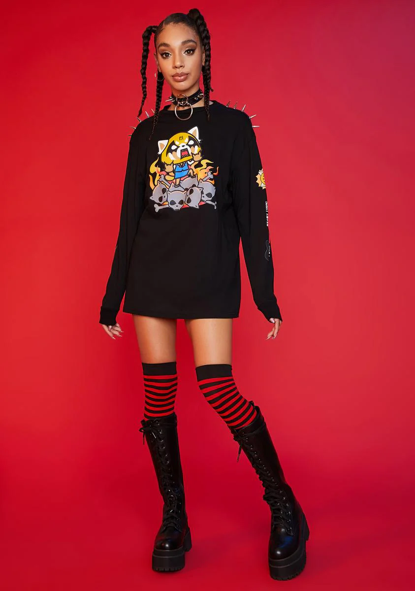 Rage & Repeat Spiked Long Sleeve Tee - Image 3