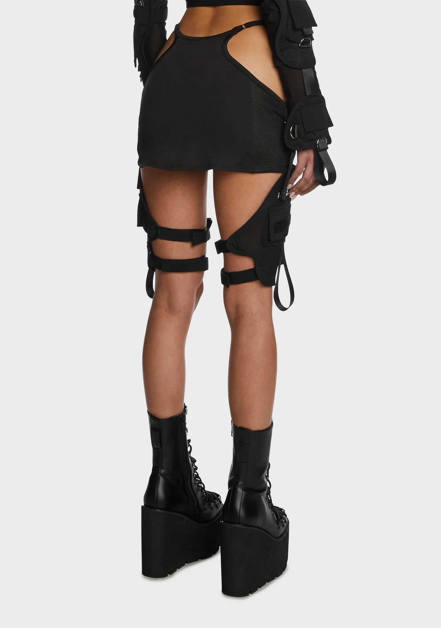 Raider Pocket Cage Mini Skirt - Image 4