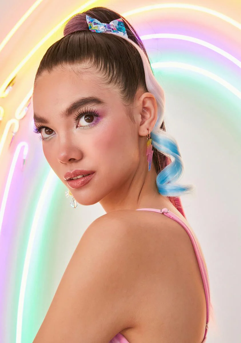 Rainbow Chaser Bow Hair Extension - Image 4