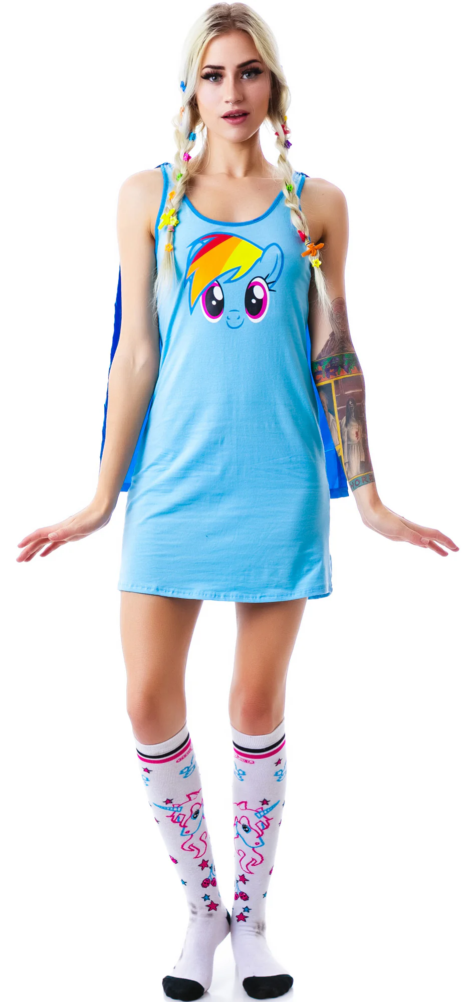Rainbow Dash Little Pony Sleep Tank - Image 5