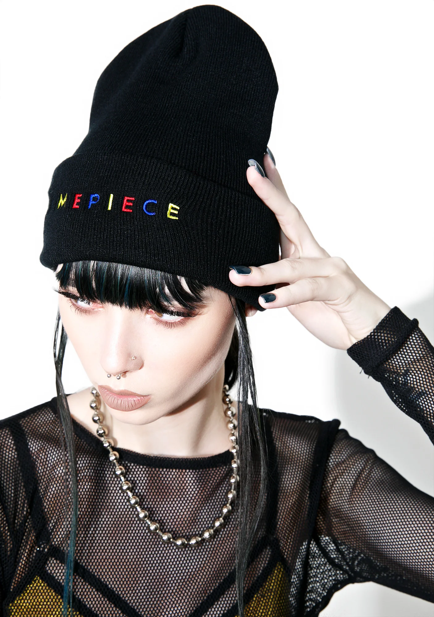 Rainbow Logo Beanie - Image 4