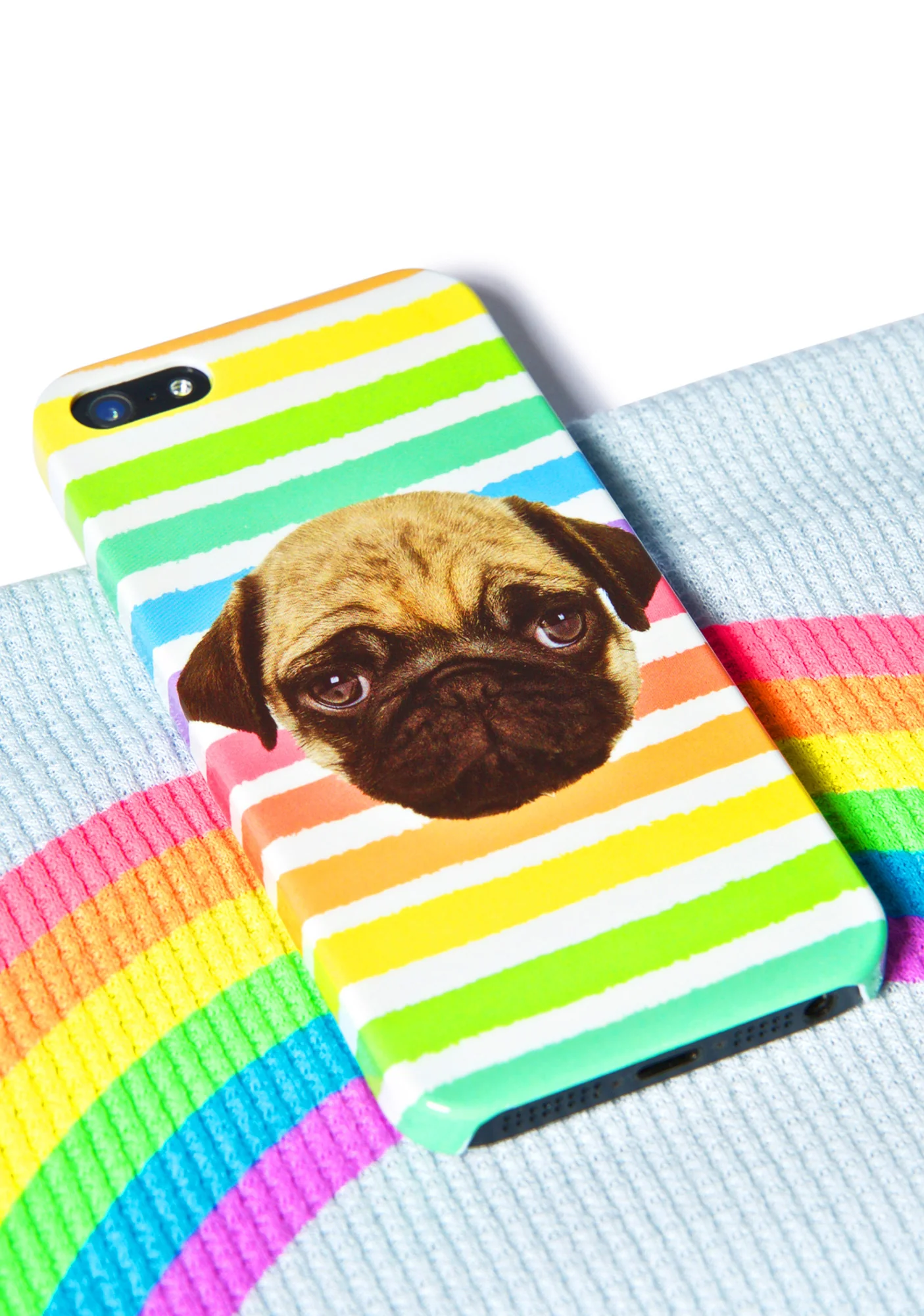 Rainbow Pug iPhone 5 Case - Image 5