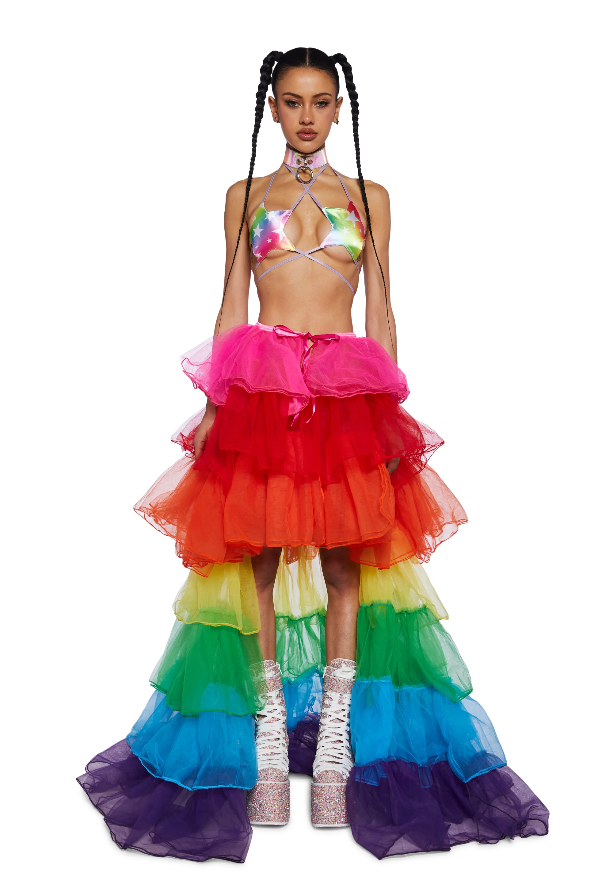 Rainbow Rhapsody Tulle Duster - Image 5