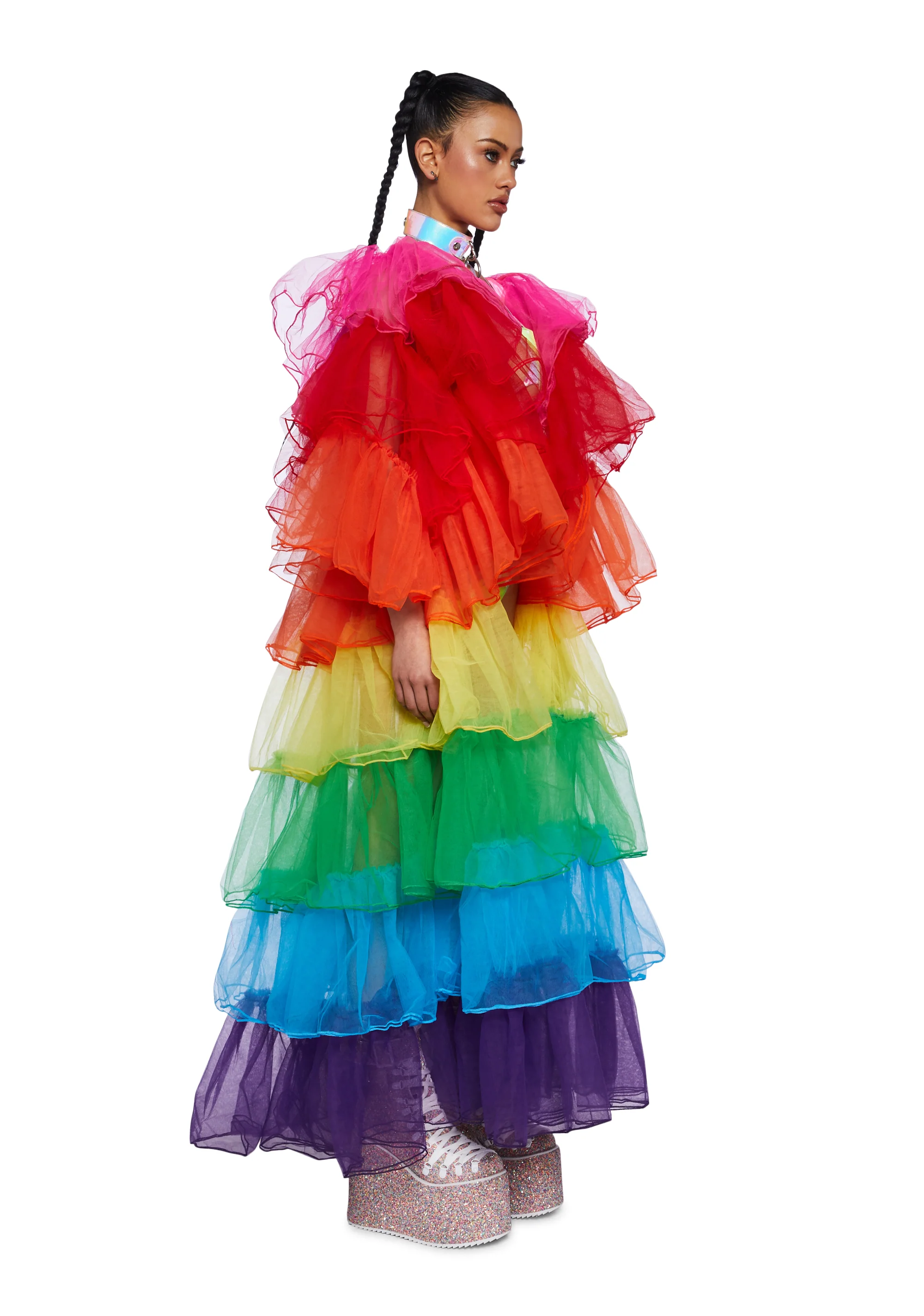 Rainbow Rhapsody Tulle Duster - Image 7