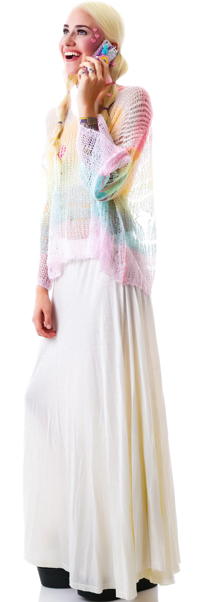 Rainbow Ski Bunny Lost Sweater - Image 4