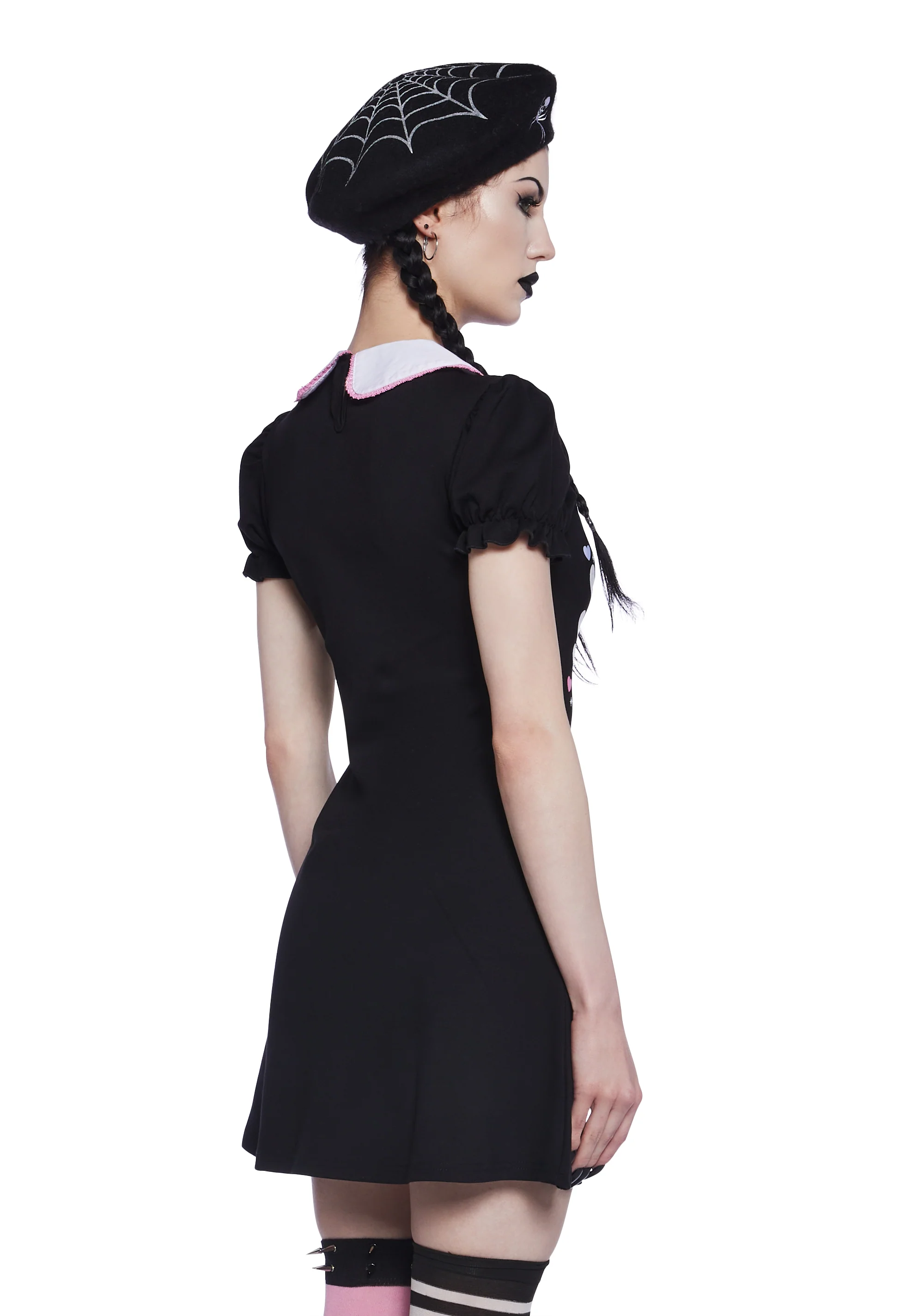Rattle My Bones Mini Dress - Hearts - Image 5