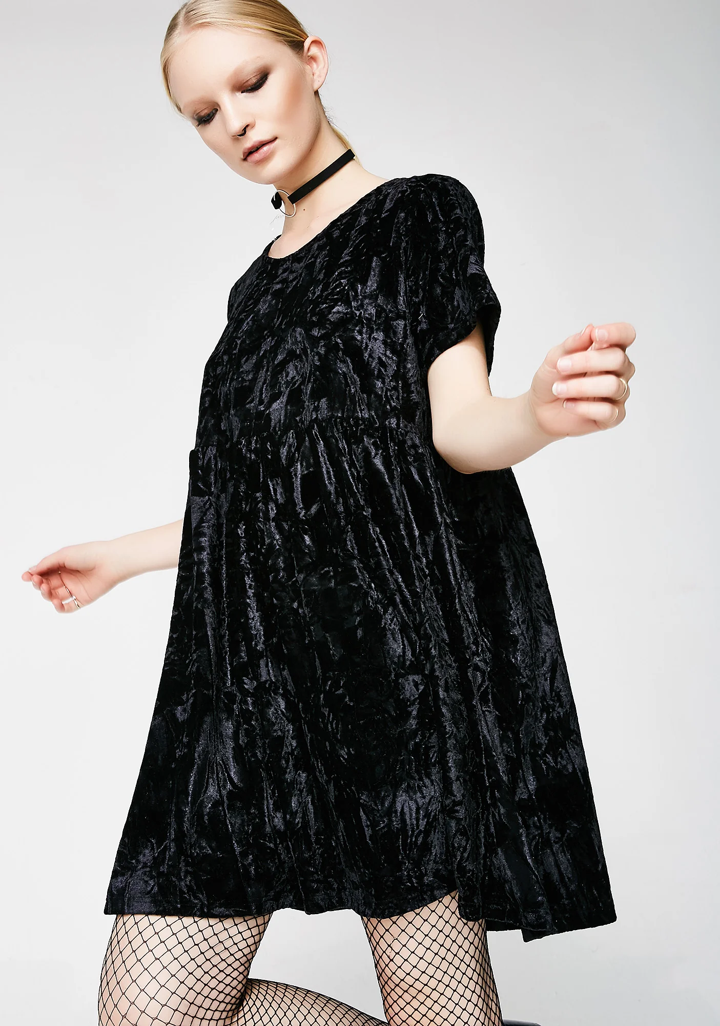 Raven Play Day Velvet Dress - Image 3