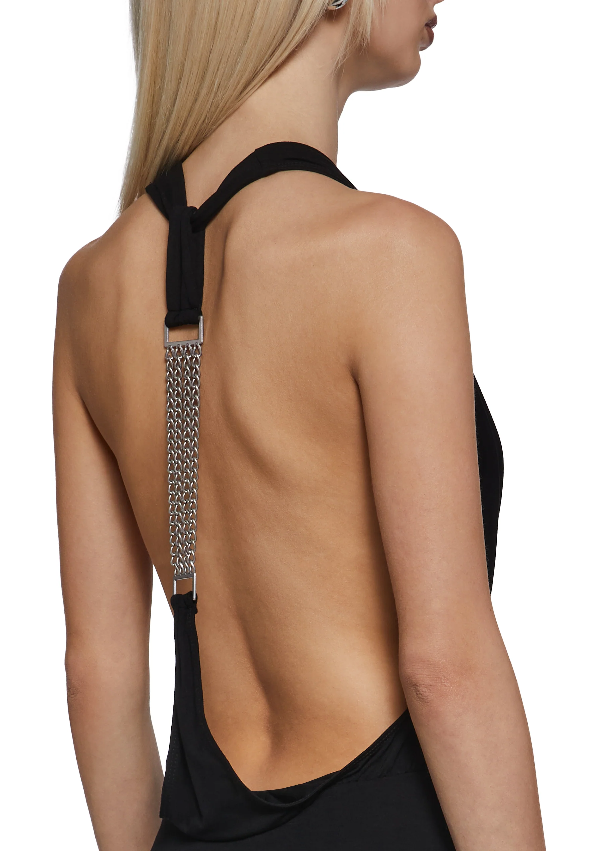 Celeb Status Halter Top - Black - Image 6