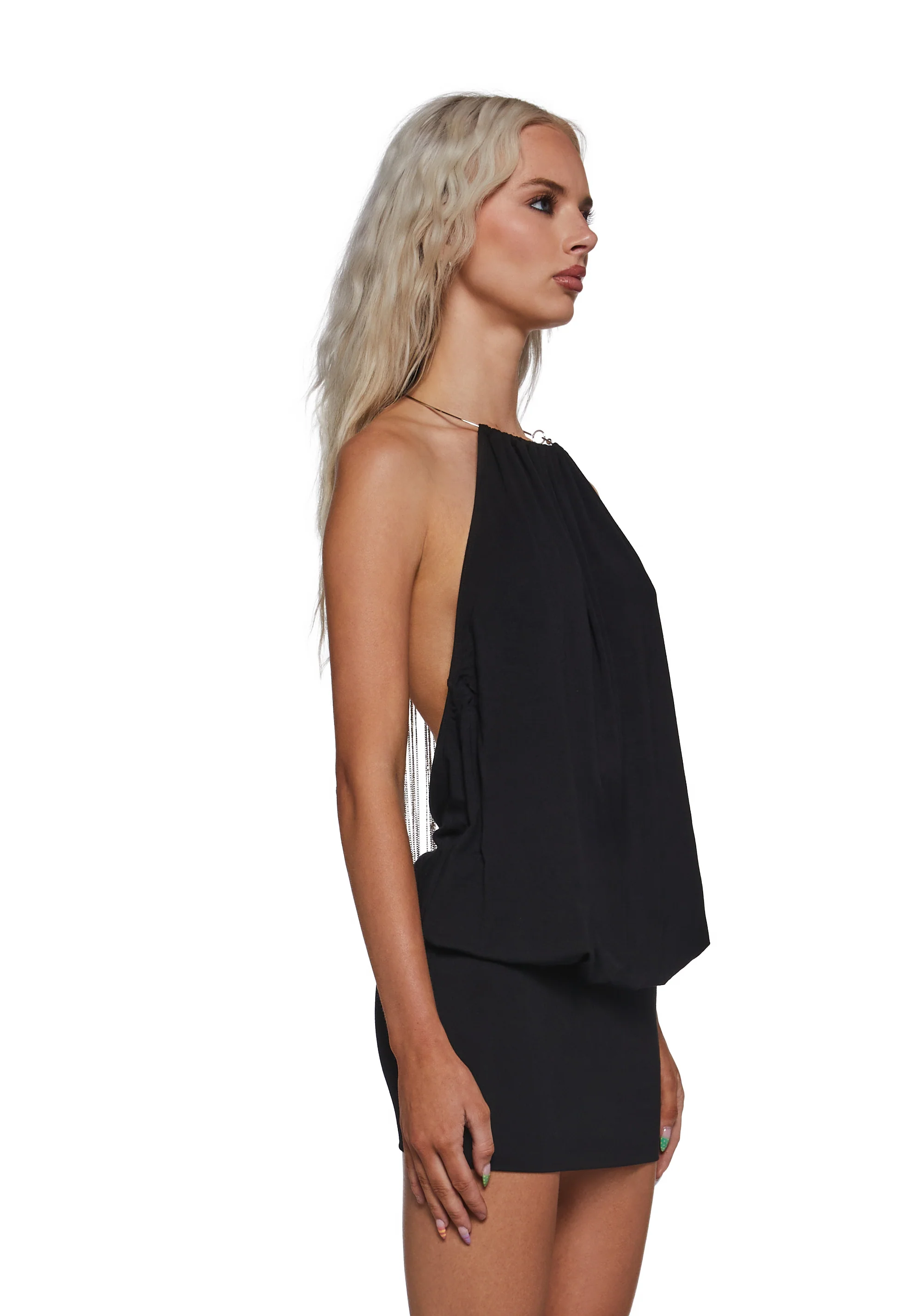 Dance Cascade Halter Dress - Image 6