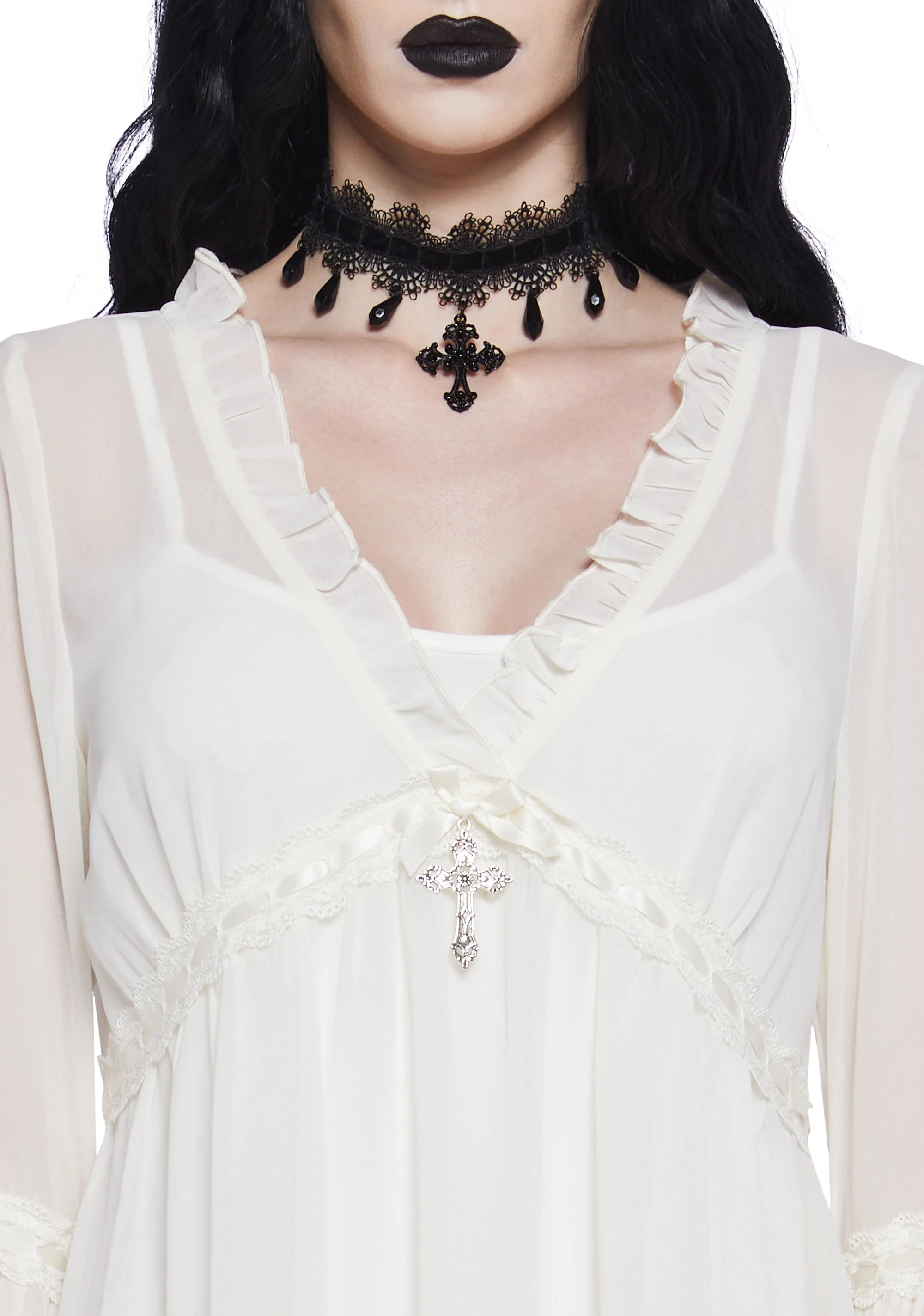 Real Divinity Mini Dress - Off White - Image 5