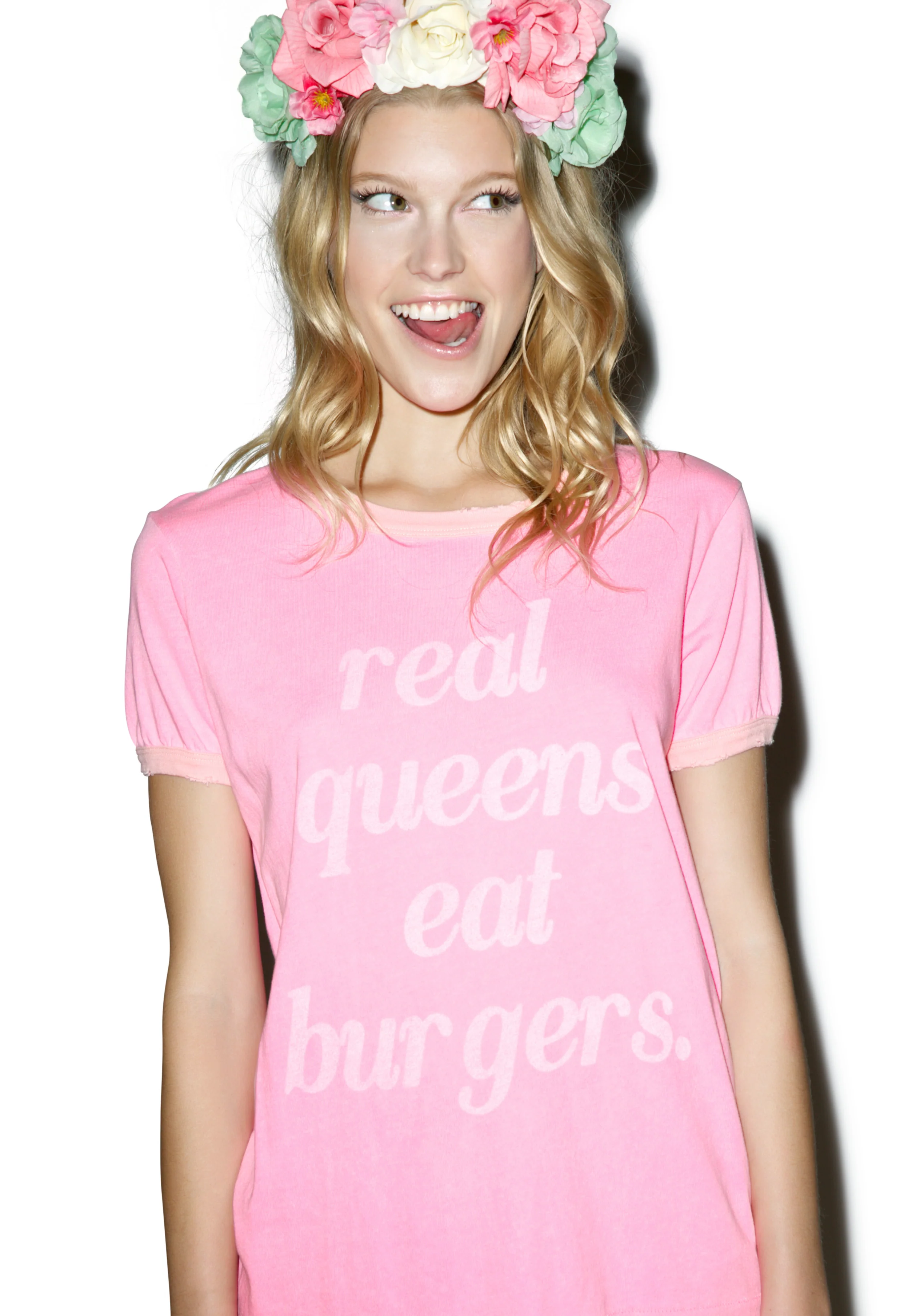 Real Queens Vintage Ringer Tee - Image 2