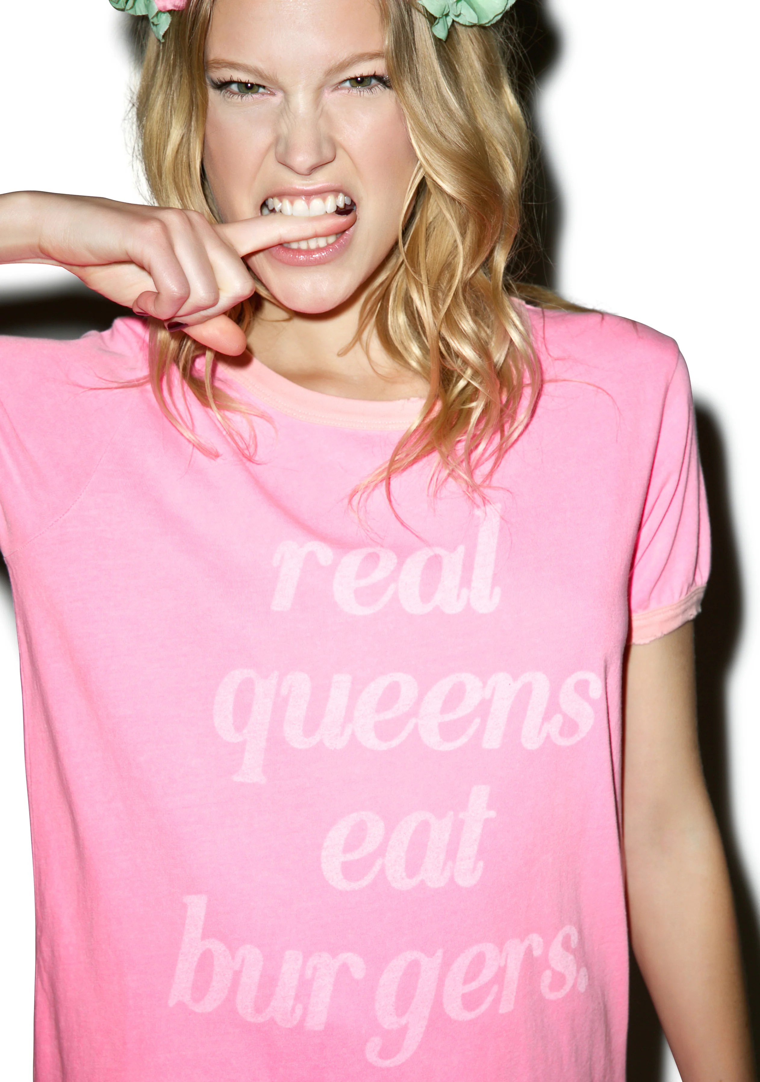 Real Queens Vintage Ringer Tee - Image 4