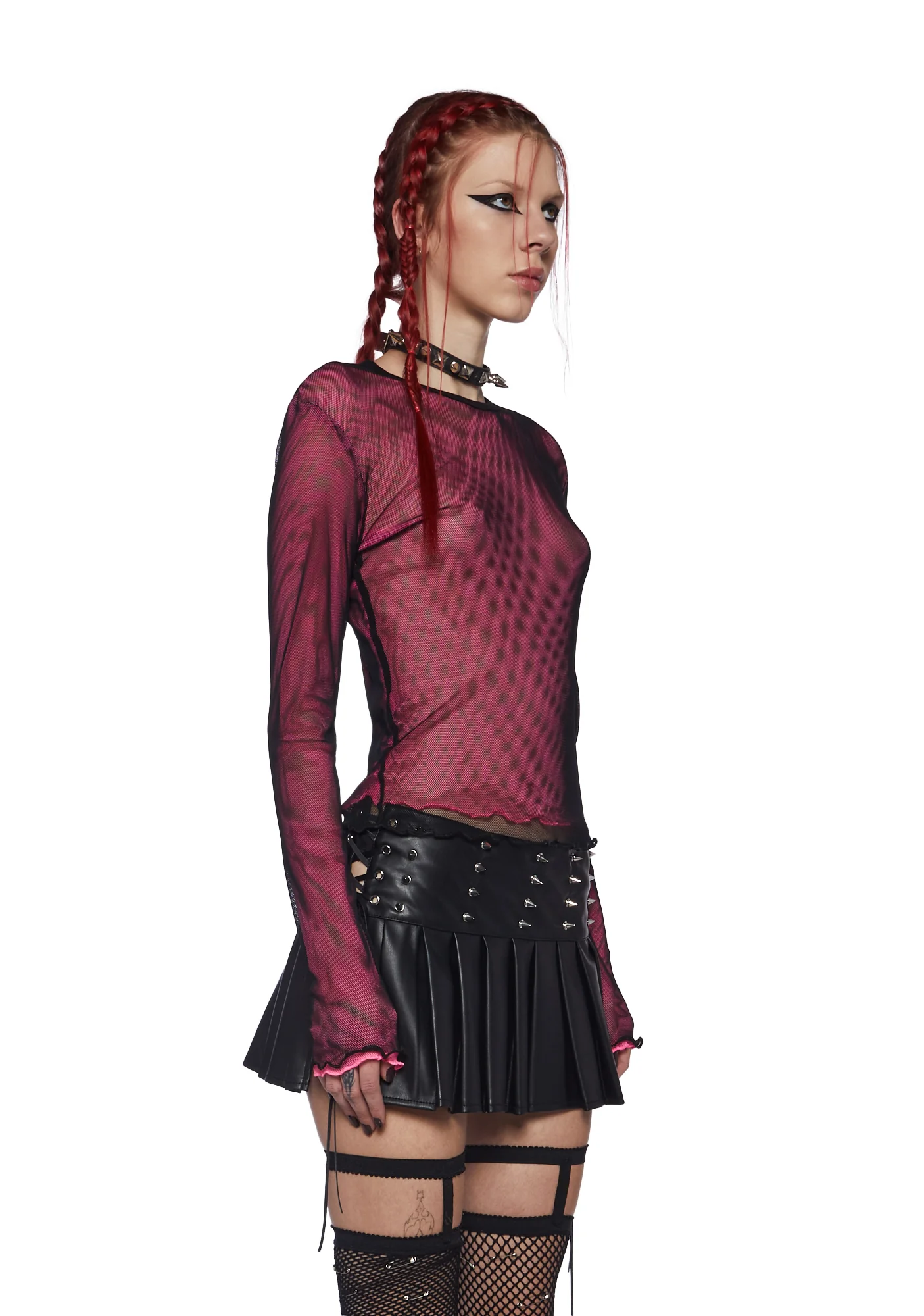 Rebel Calling Long Sleeve Top - Pink - Image 3