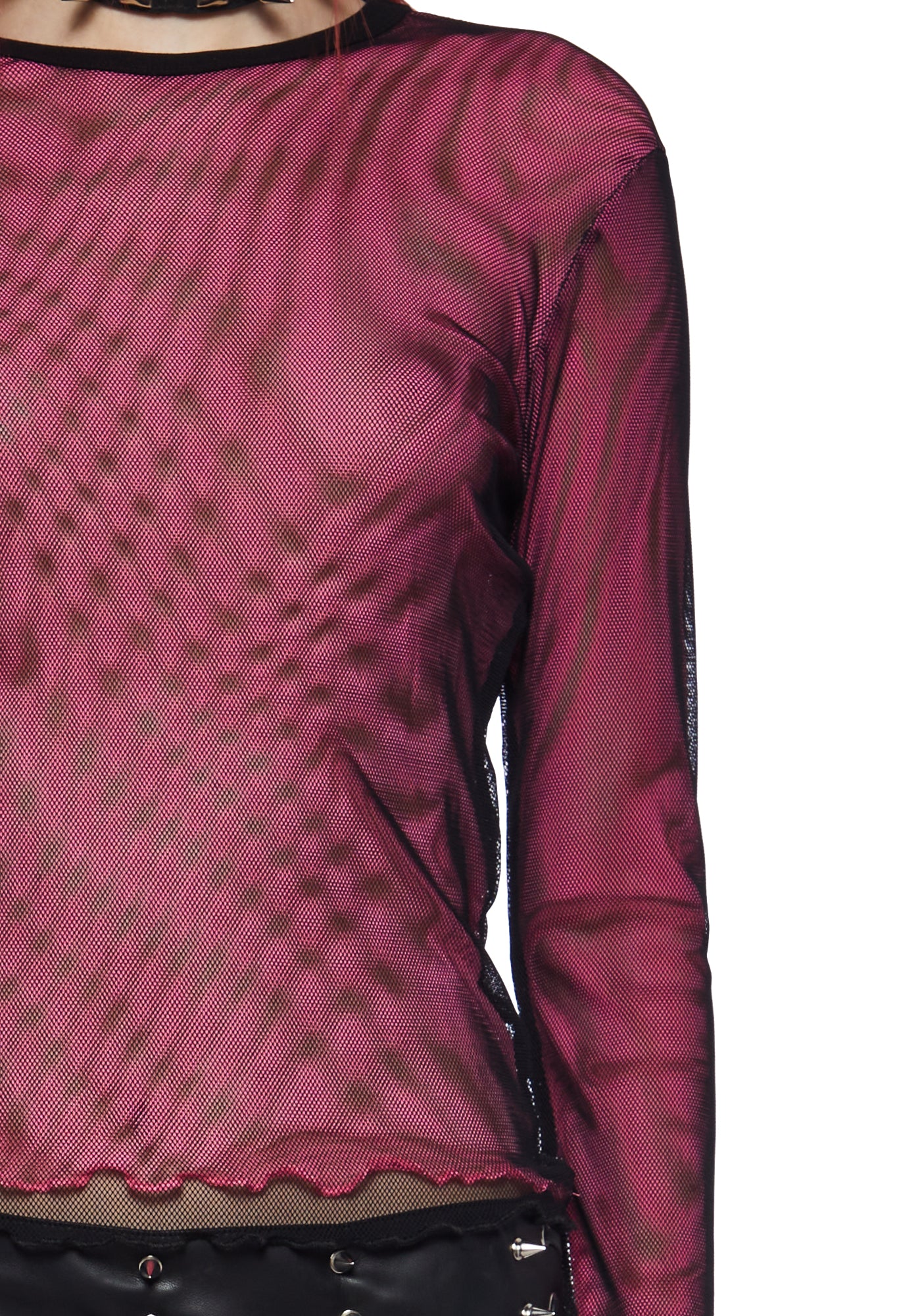Rebel Calling Long Sleeve Top - Pink - Image 5