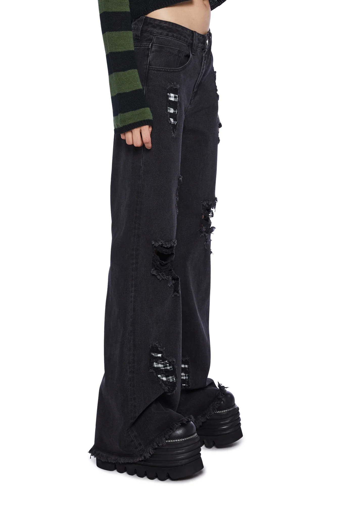 Rebel Outlaw Distressed Jeans - Image 3