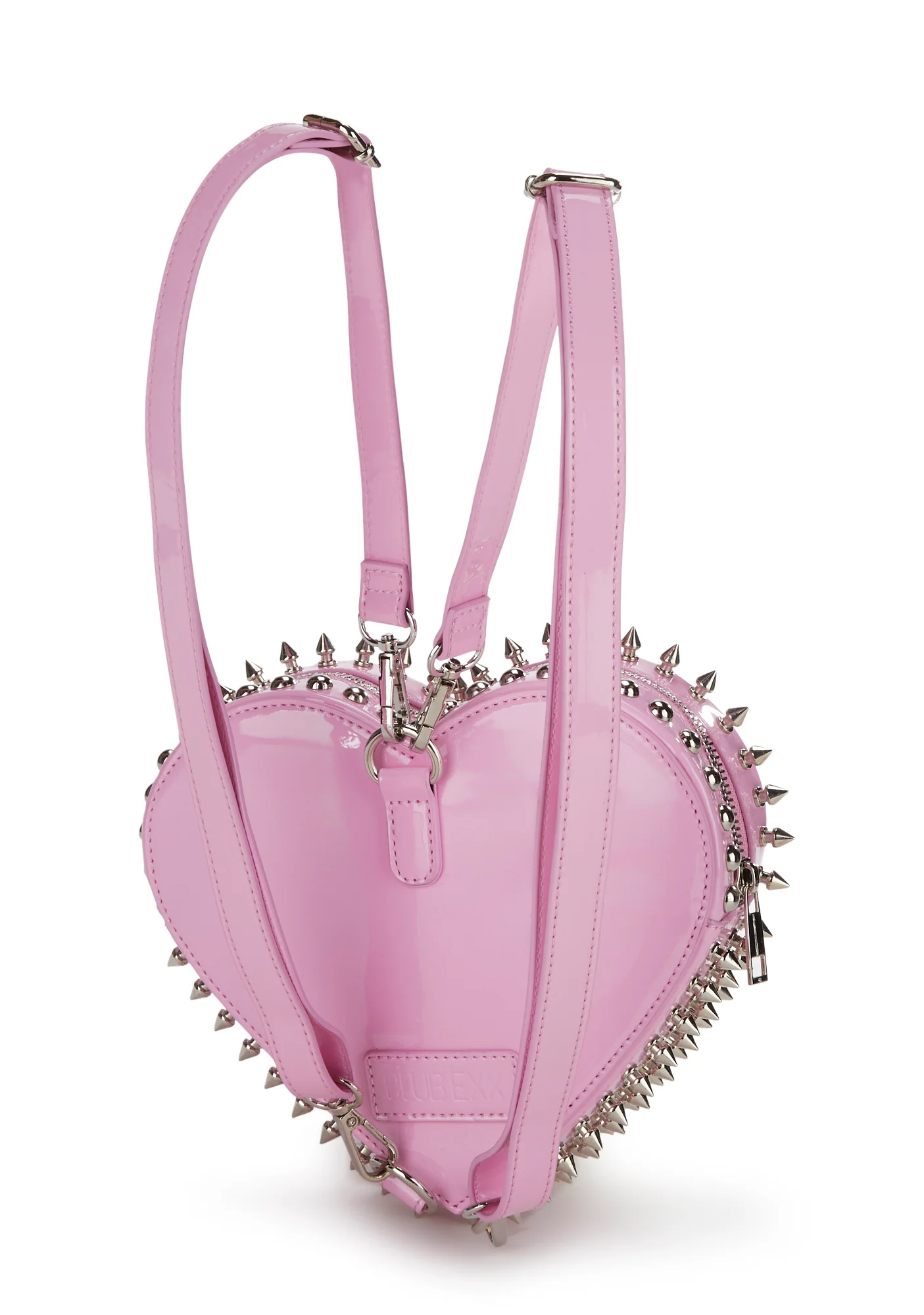 Reckless Devotion Studded Backpack - Pink - Image 4