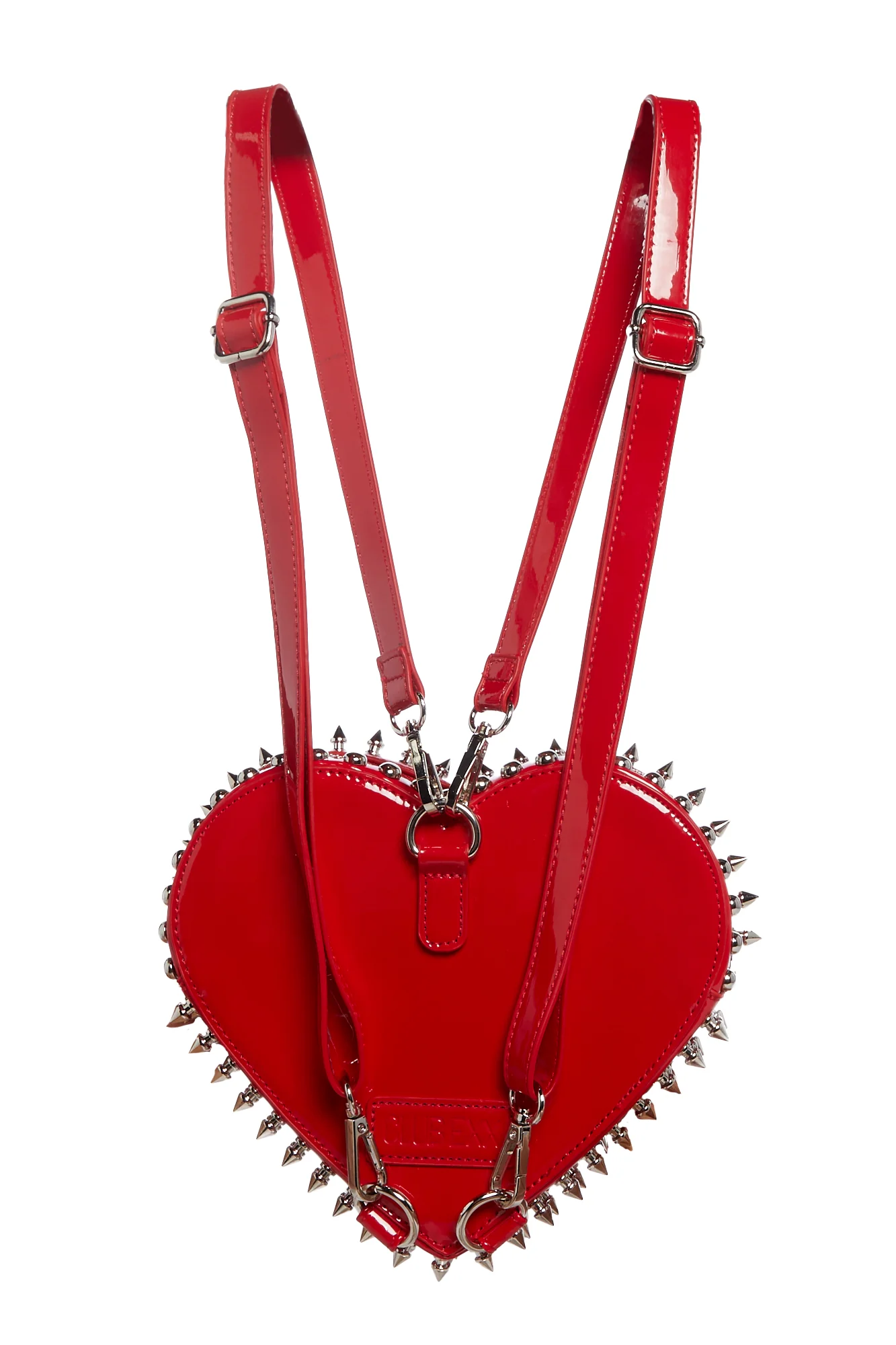 Reckless Devotion Studded Backpack - Red - Image 4