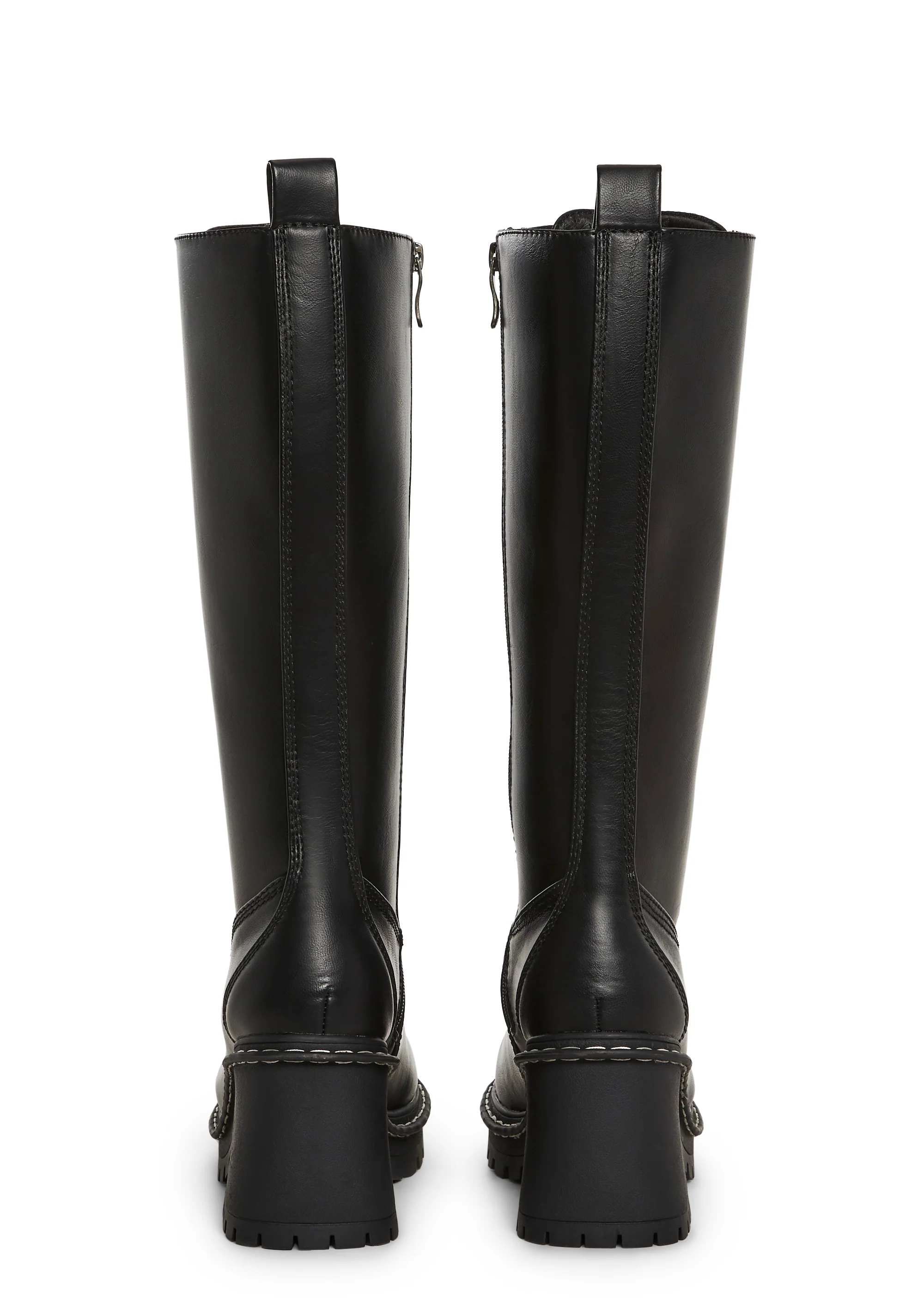 Record Shopping Knee High Boots - Image 4