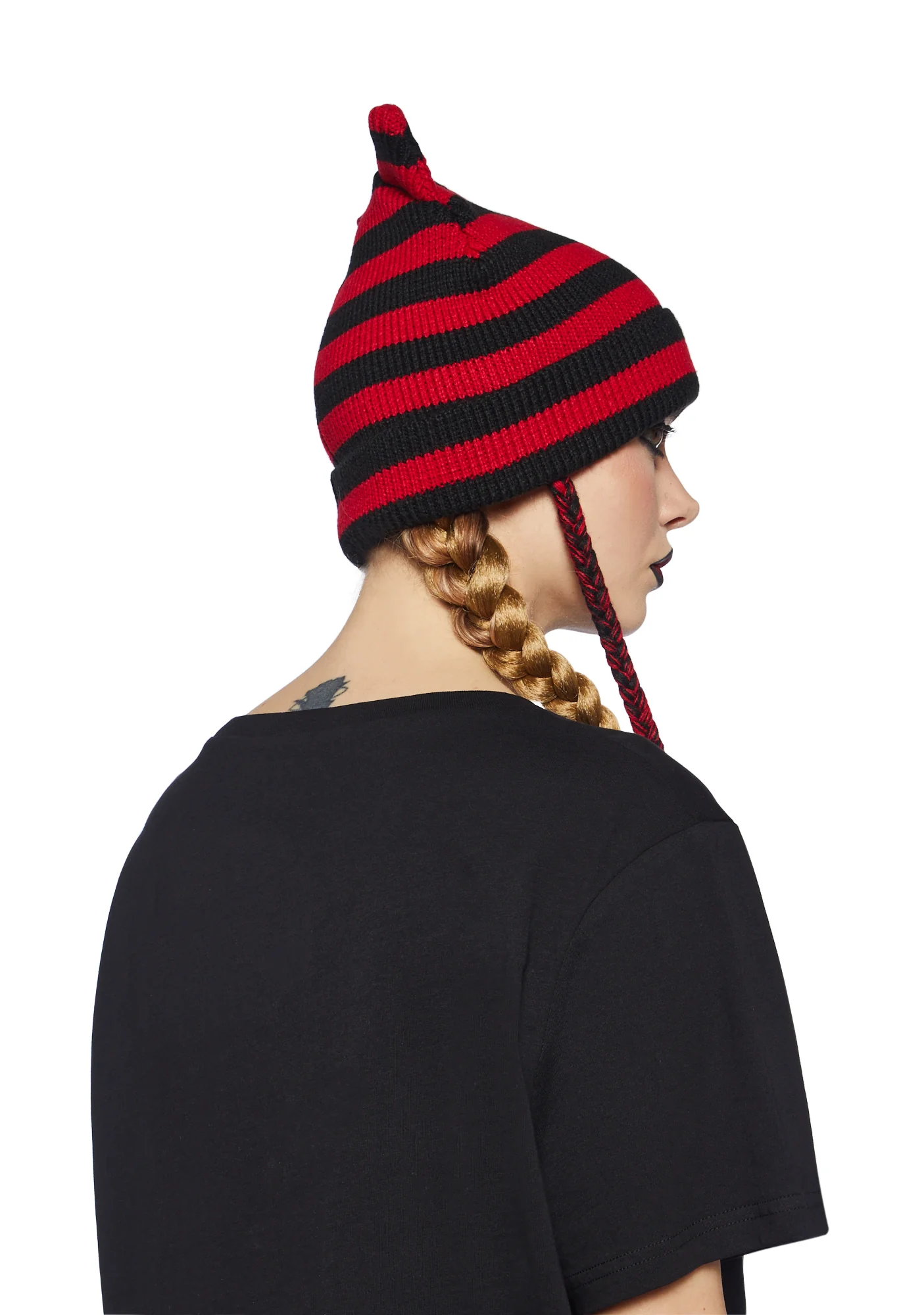 Cat Be Serious Knit Beanie - Image 6