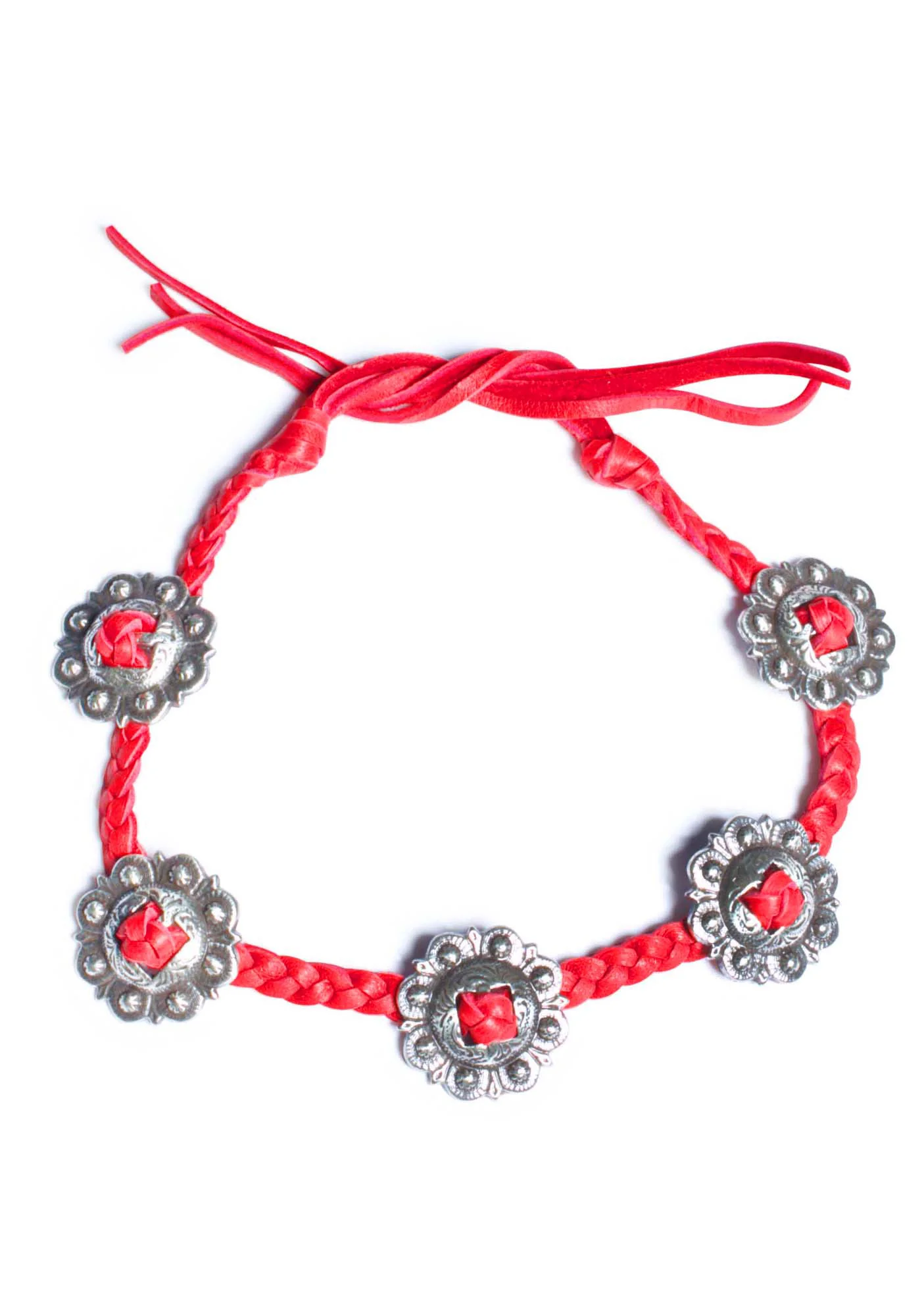 Red-Handed Concho Choker - Image 4