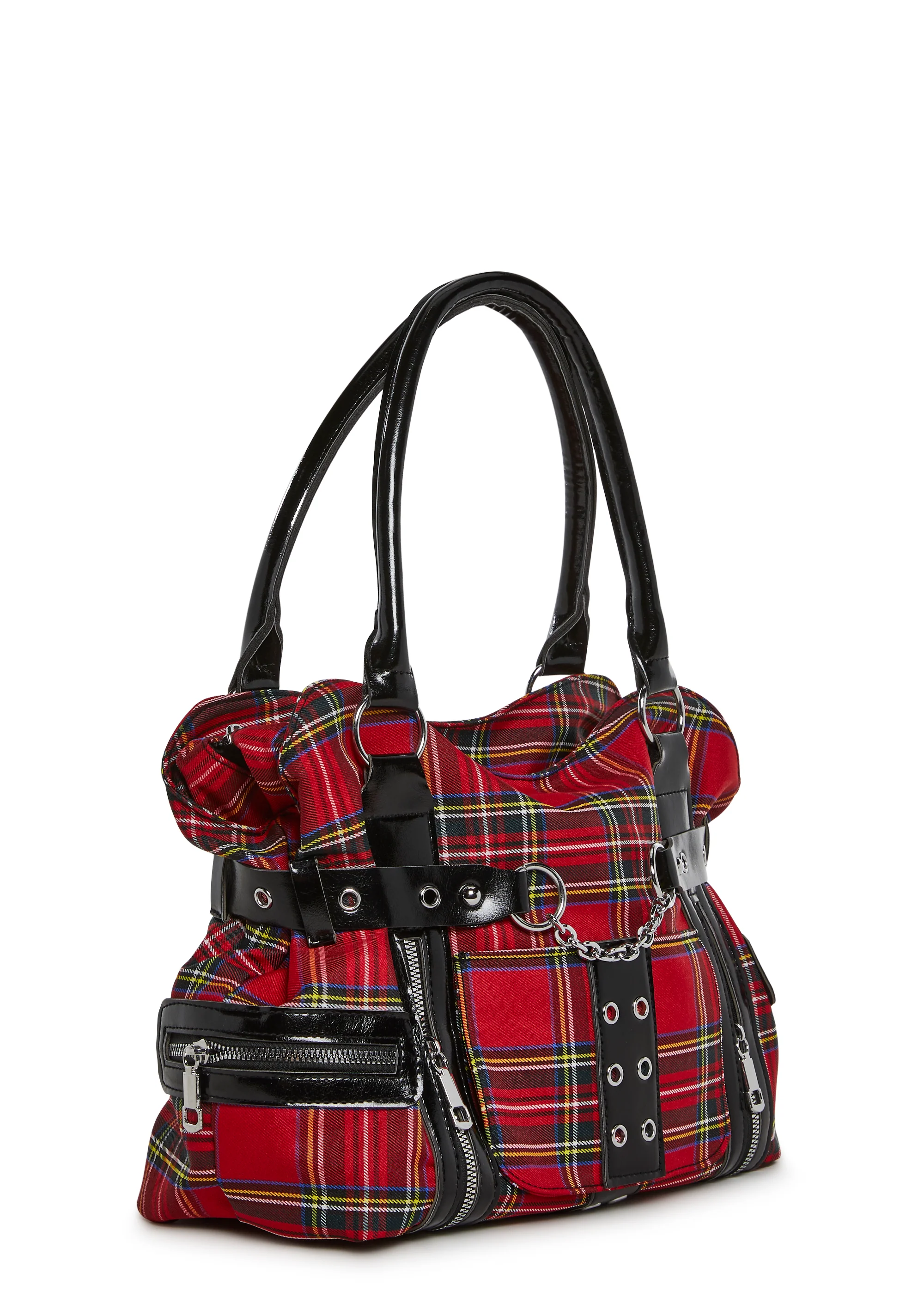 Rebel Class Plaid Shoulder Bag - Image 3