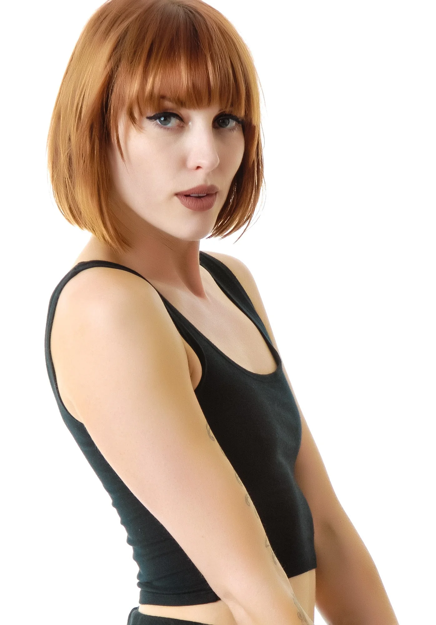 Reeves Fitted Crop Tank - Stripe - Image 30