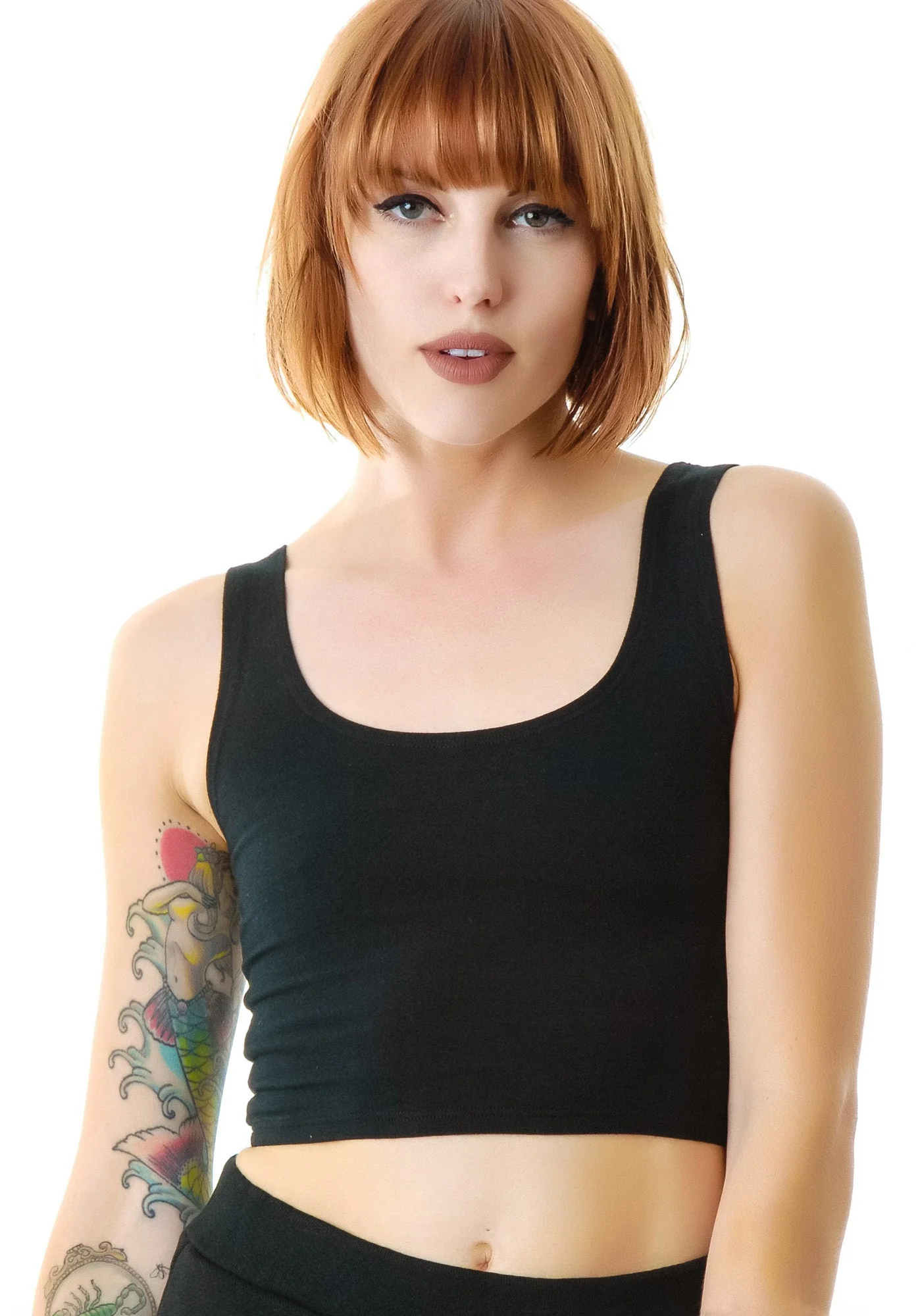 Reeves Fitted Crop Tank - Pink - Image 12