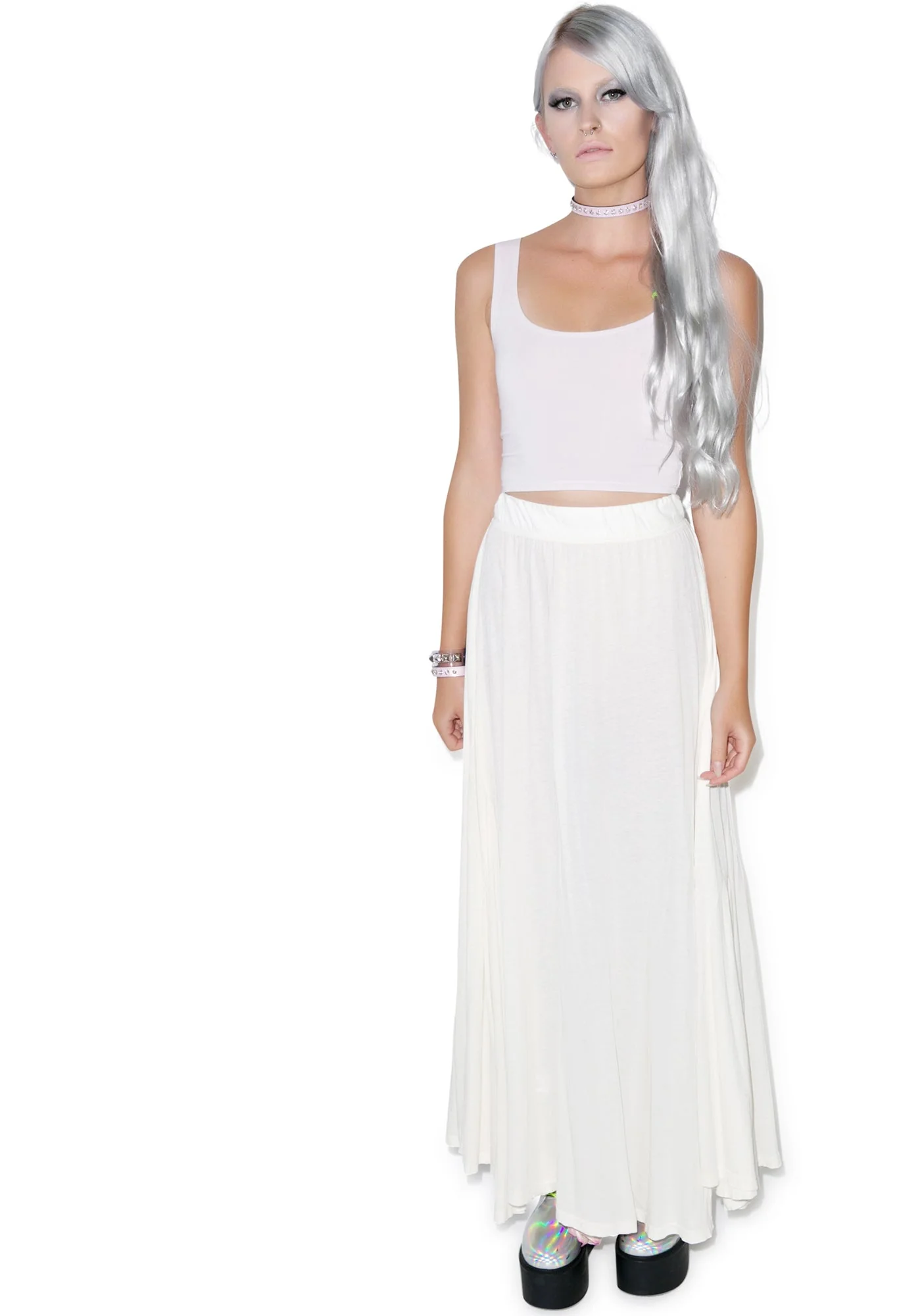 Reeves Fitted Crop Tank - Pink - Image 14