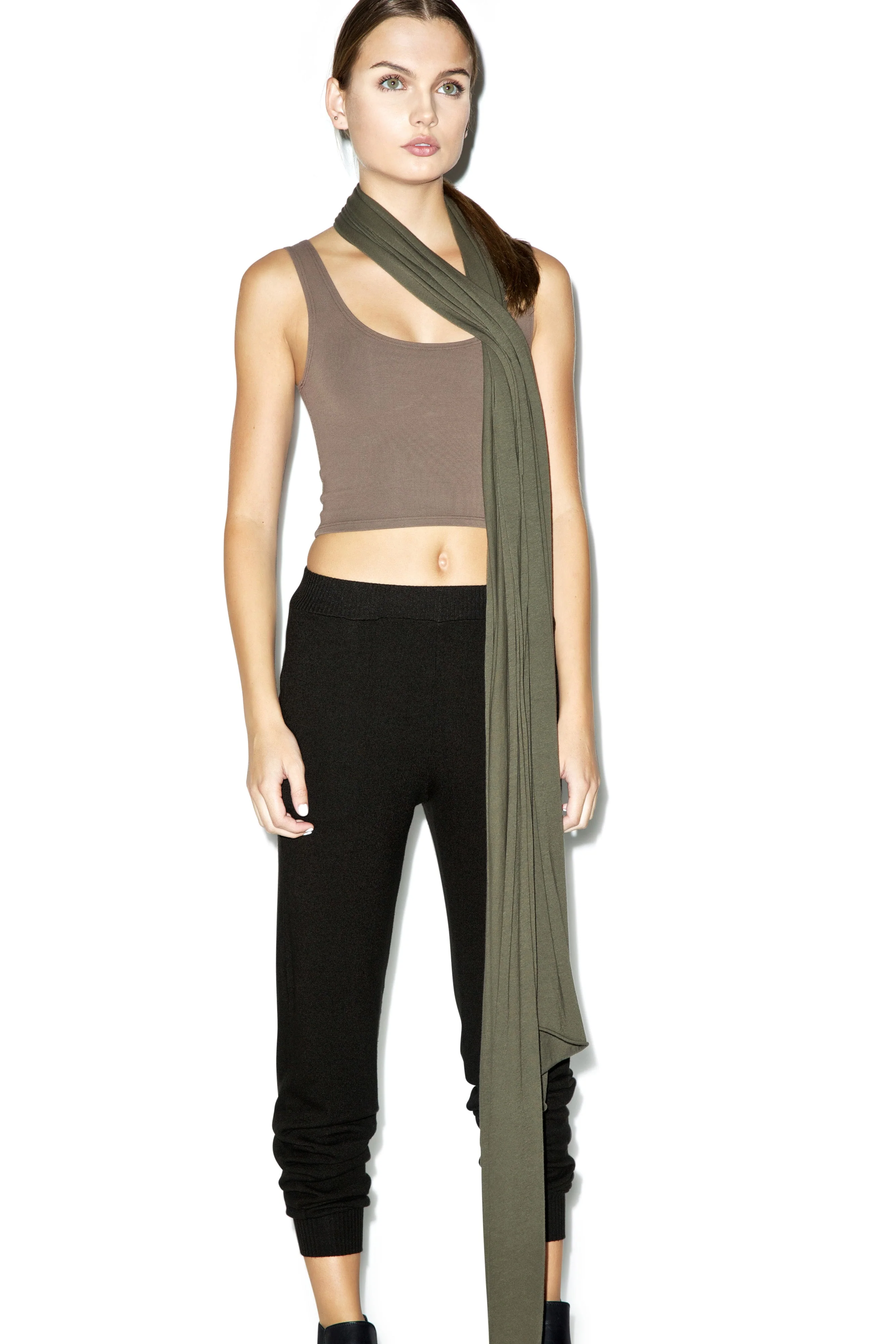 Reeves Fitted Crop Tank - Pink - Image 26