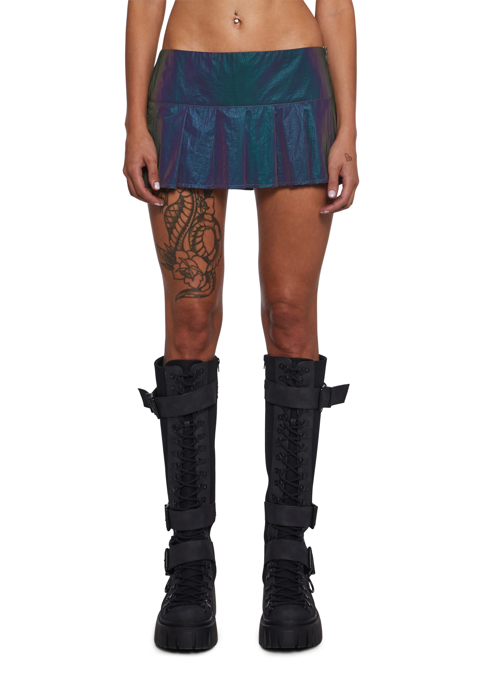 Max Volume Reflective Mini Skirt - Image 3
