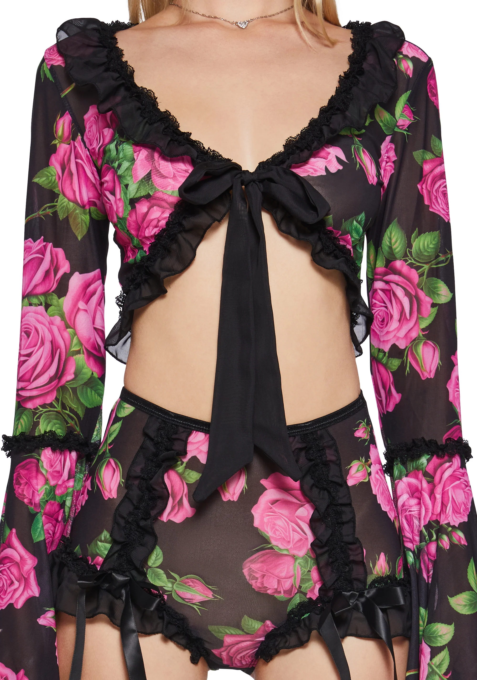 Regal Rose Lingerie Set - Image 4