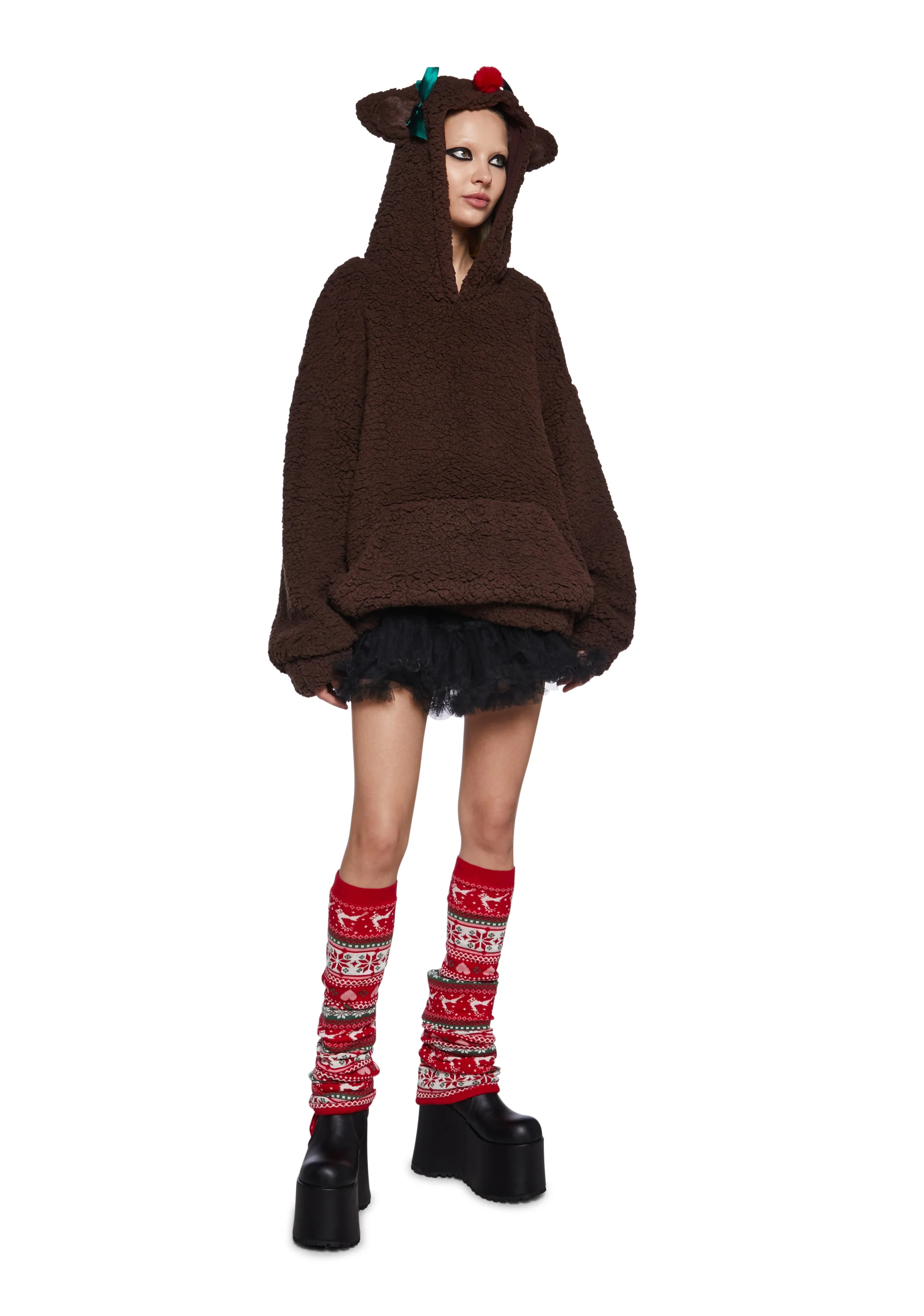 Reindeer Games Sherpa Hoodie - Image 5