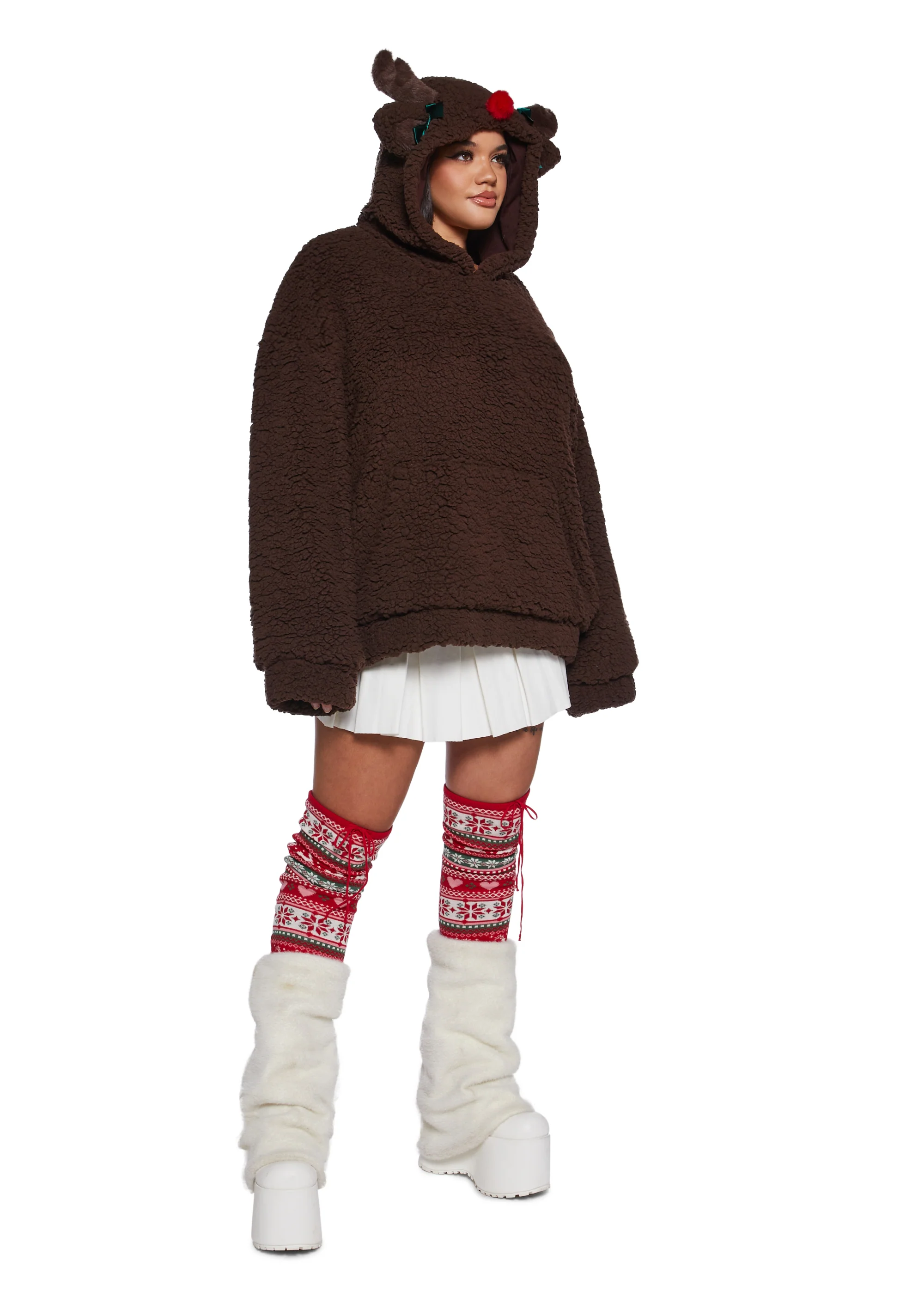 Reindeer Games Sherpa Hoodie - Image 9