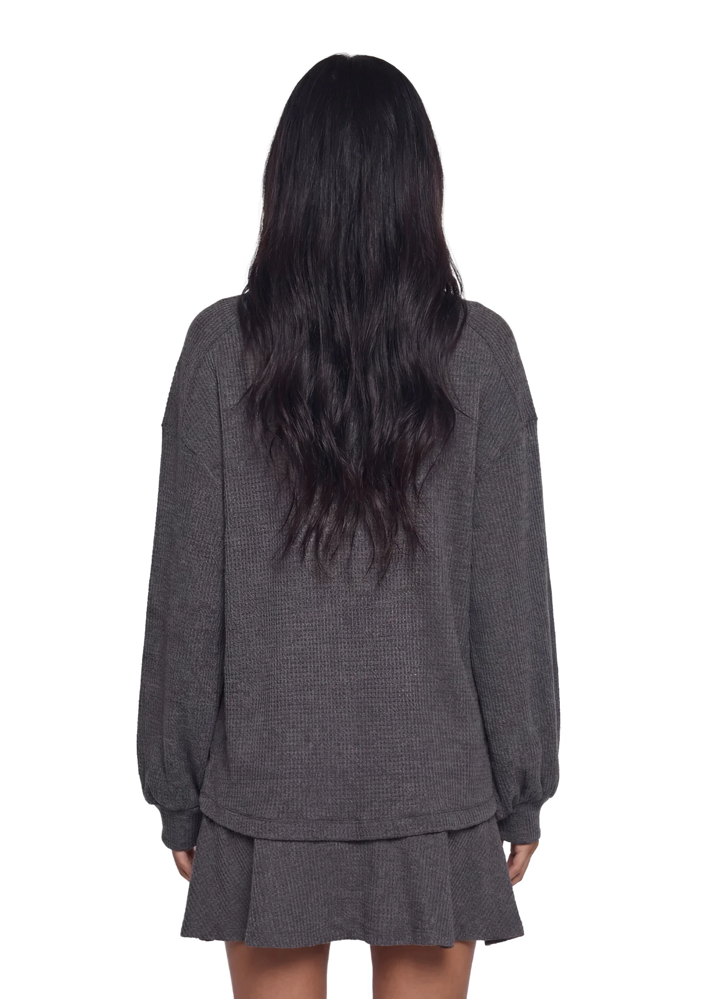 First Glances Trapeze Dress - Gray - Image 4