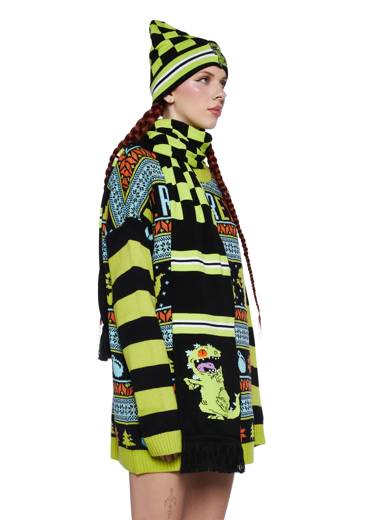 Reptar's Revenge Beanie And Scarf Set - Image 3
