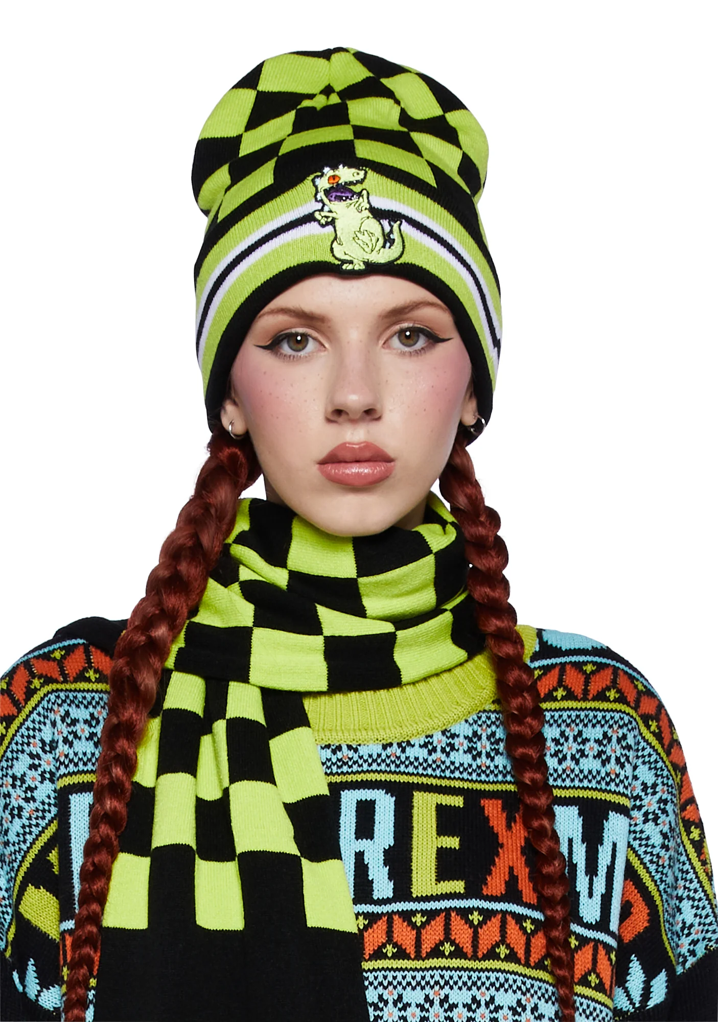 Reptar's Revenge Beanie And Scarf Set - Image 5
