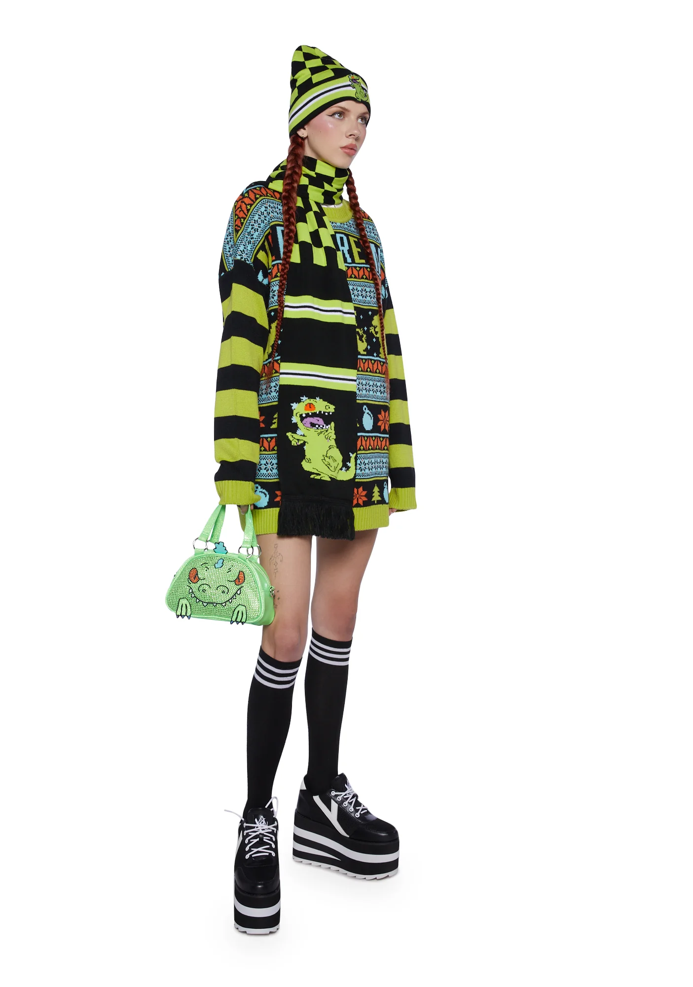 Reptar's Revenge Beanie And Scarf Set - Image 6