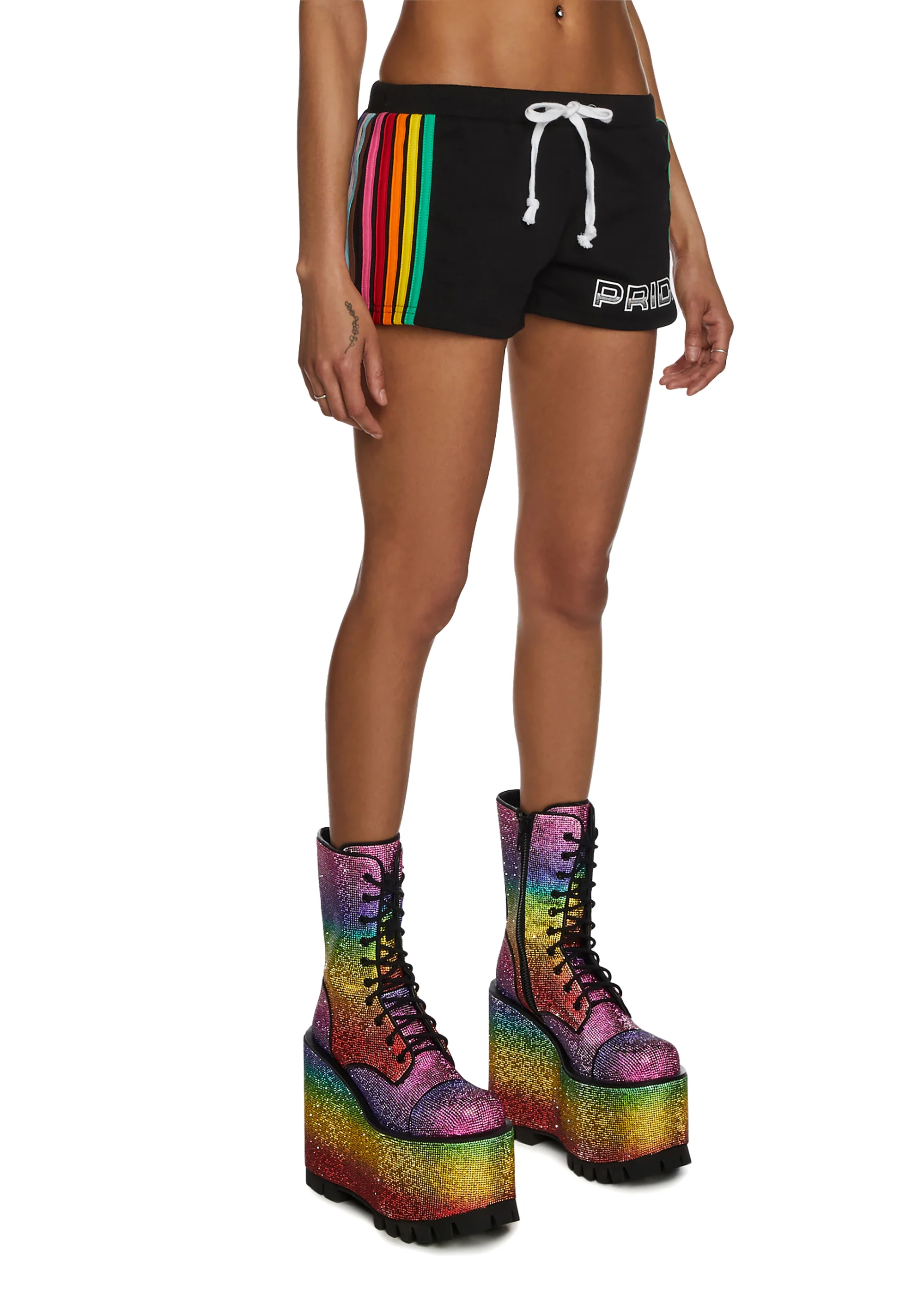 Retro Lovin' Unisex Mini Shorts - Image 4