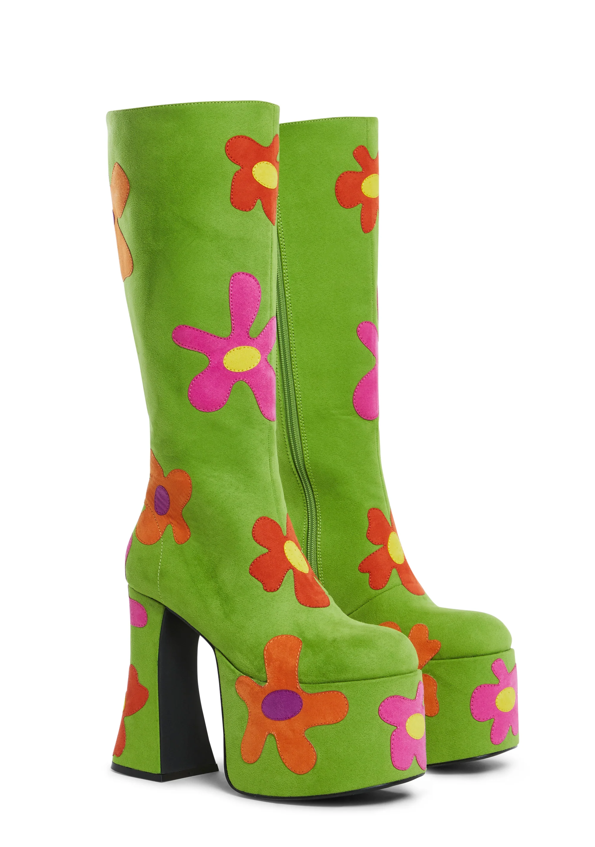 Retro Party Platform Boots - Image 3