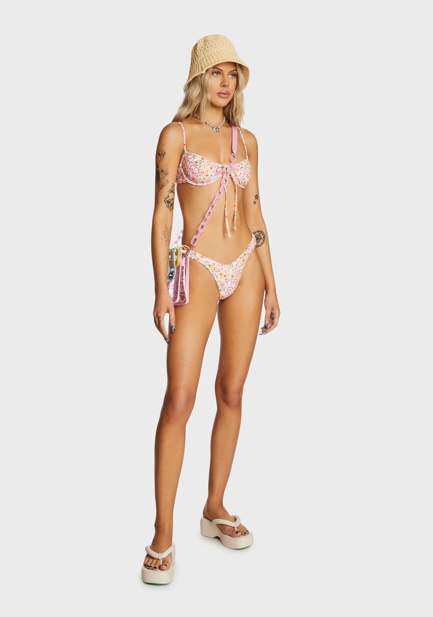 Retro Y Thong Bikini Bottom - Angel Baby - Image 3