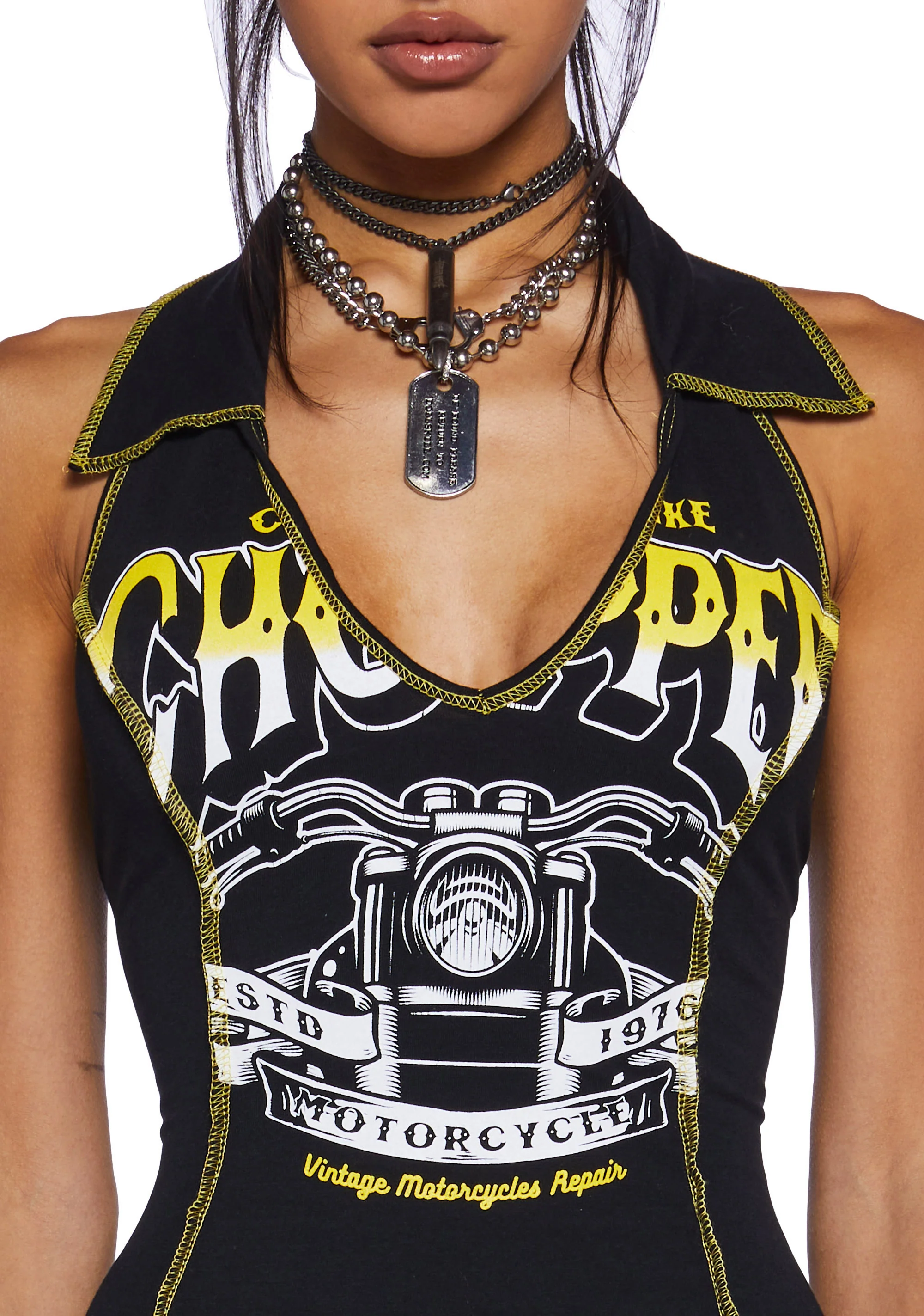 Rev Me Up Halter Dress - Image 4